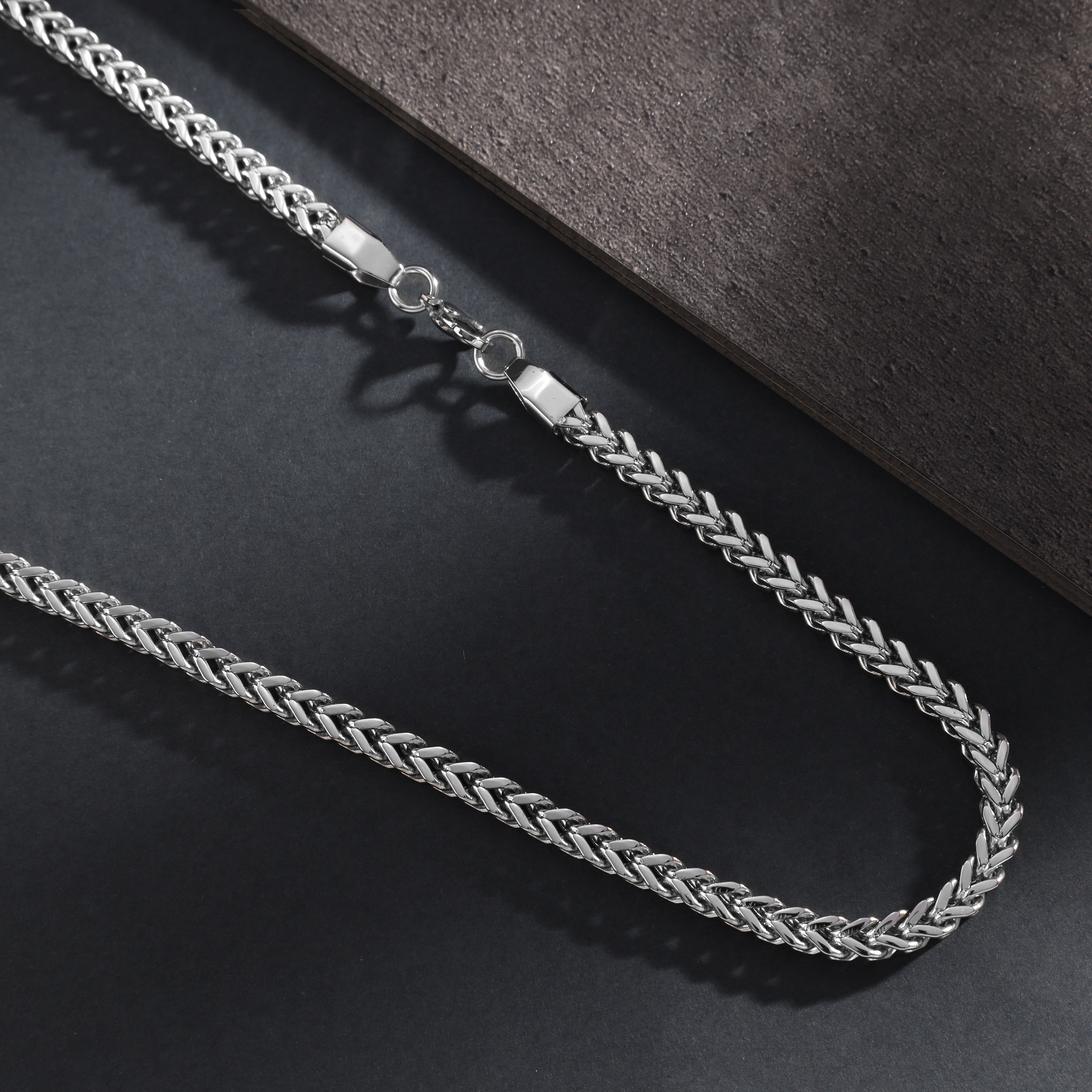 Franco Chain 5mm breit aus Edelstahl - Taipan Schmuck