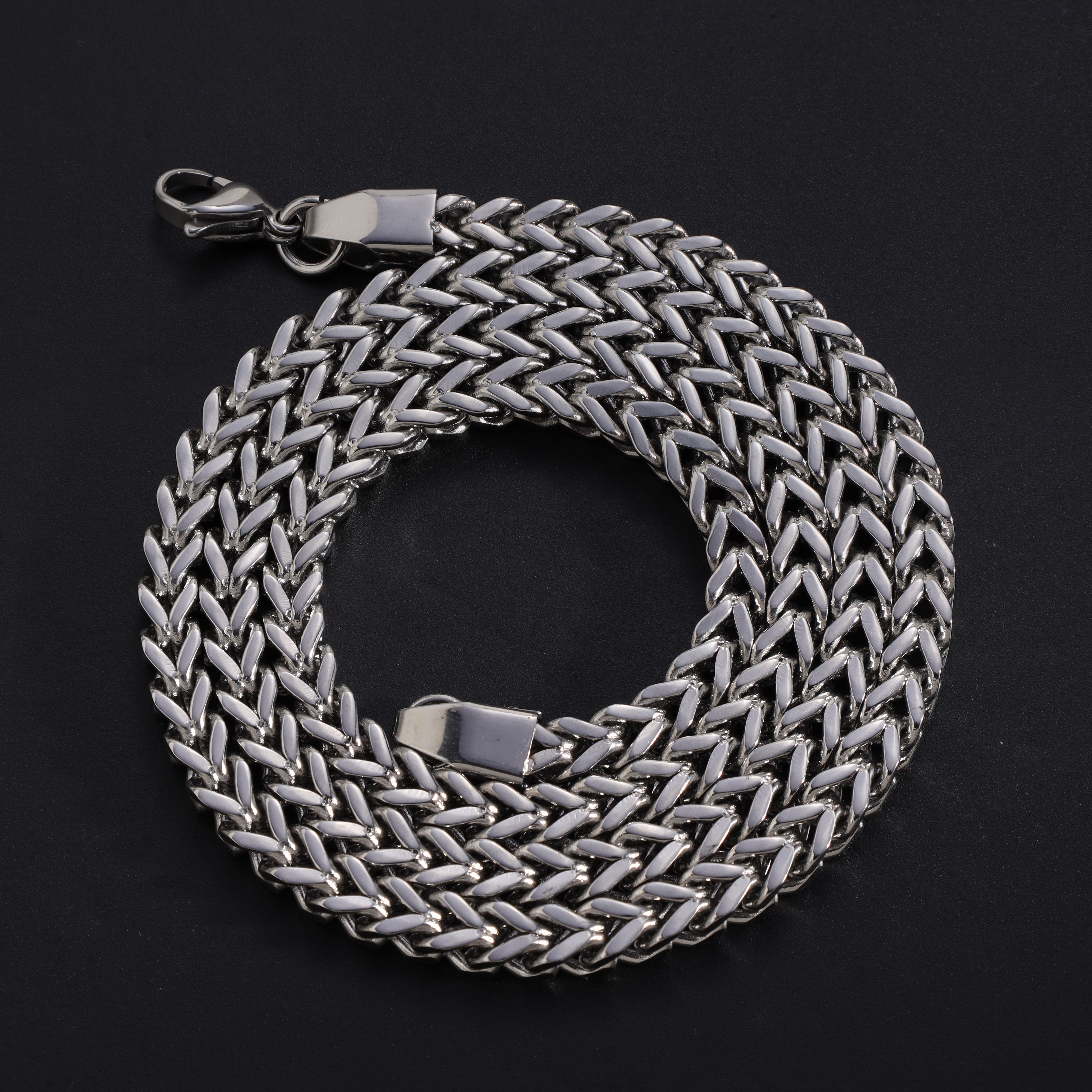 Franco Chain 5mm wide made of stainless steel