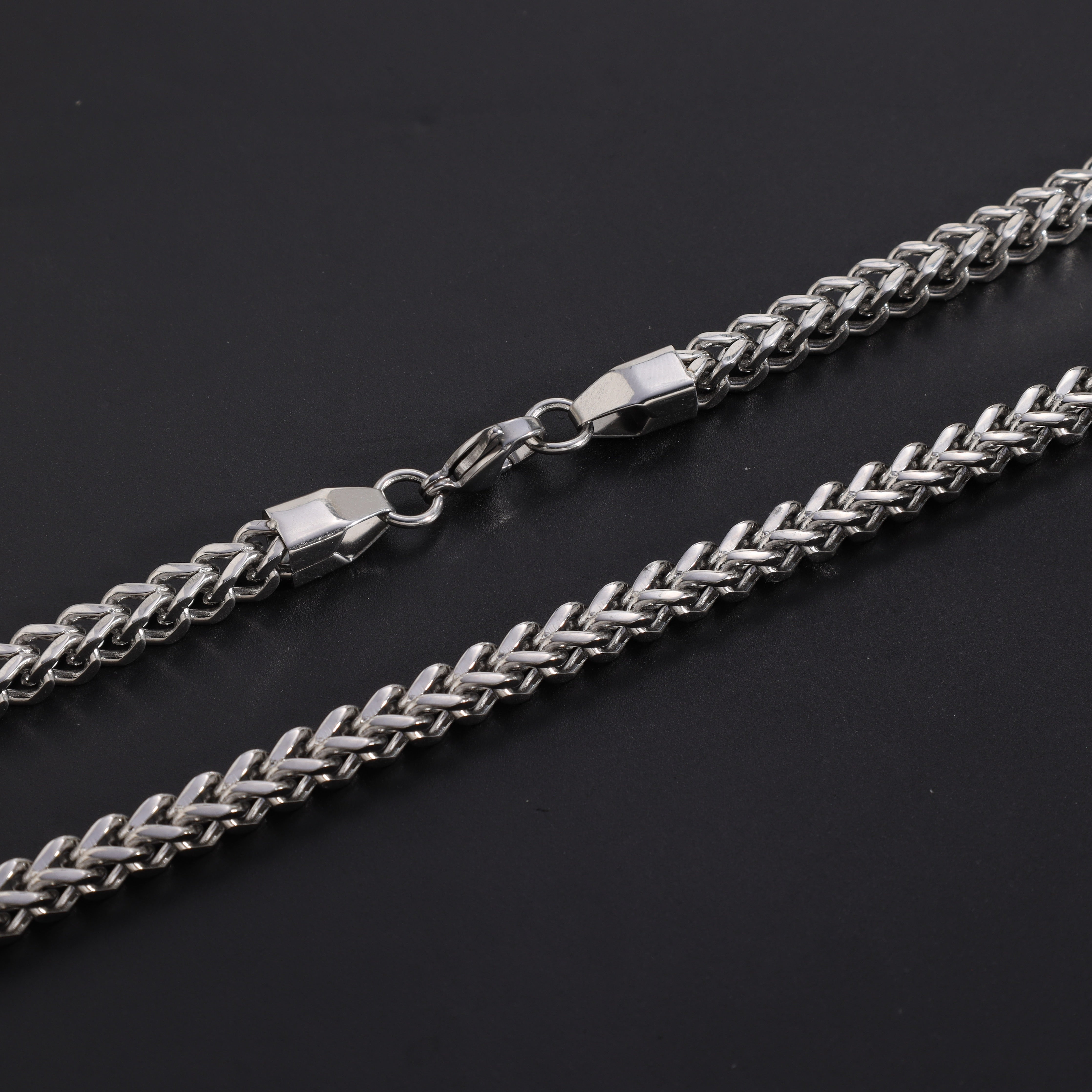 Franco Chain 5mm wide made of stainless steel