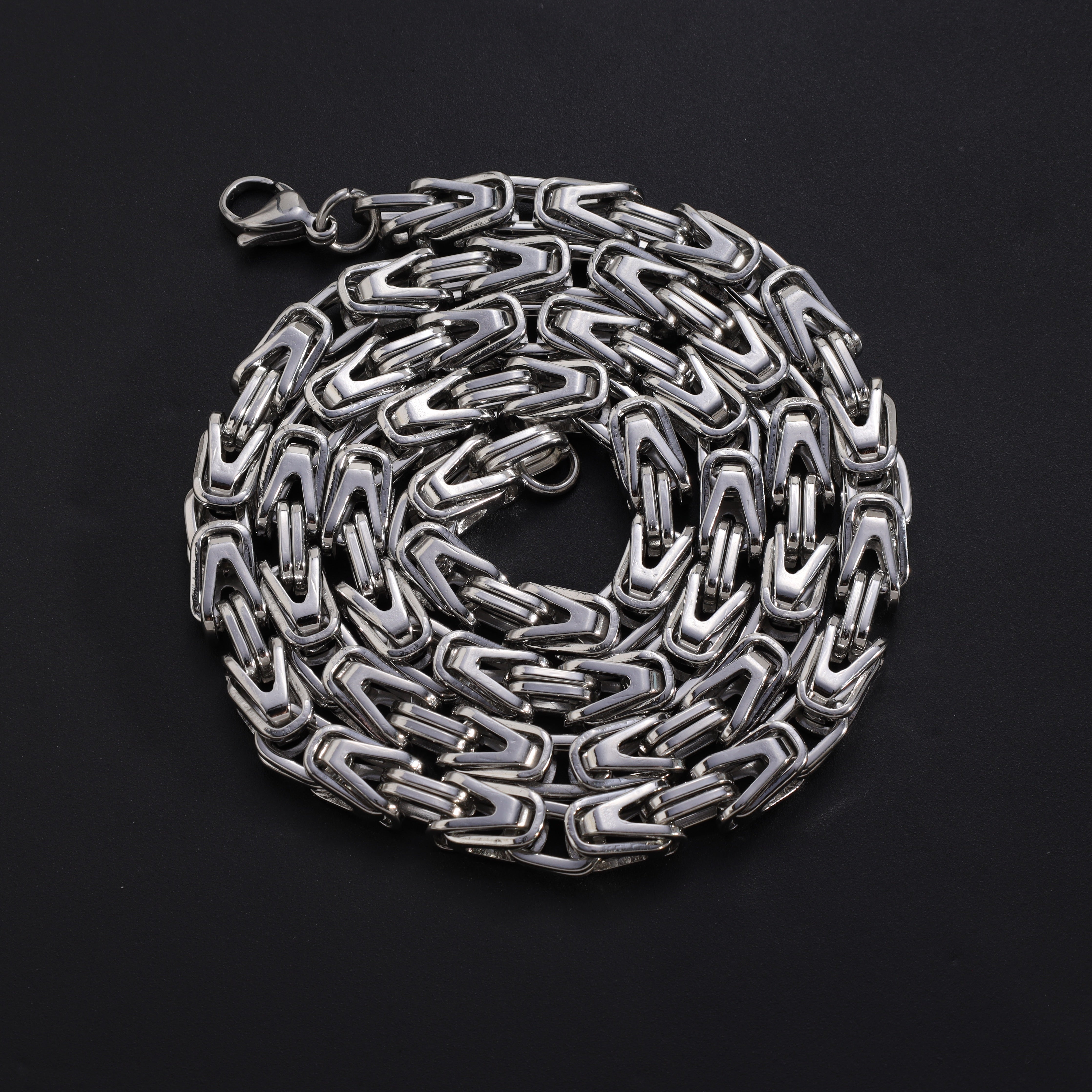 Königskette 6mm breit aus Edelstahl - Taipan Schmuck