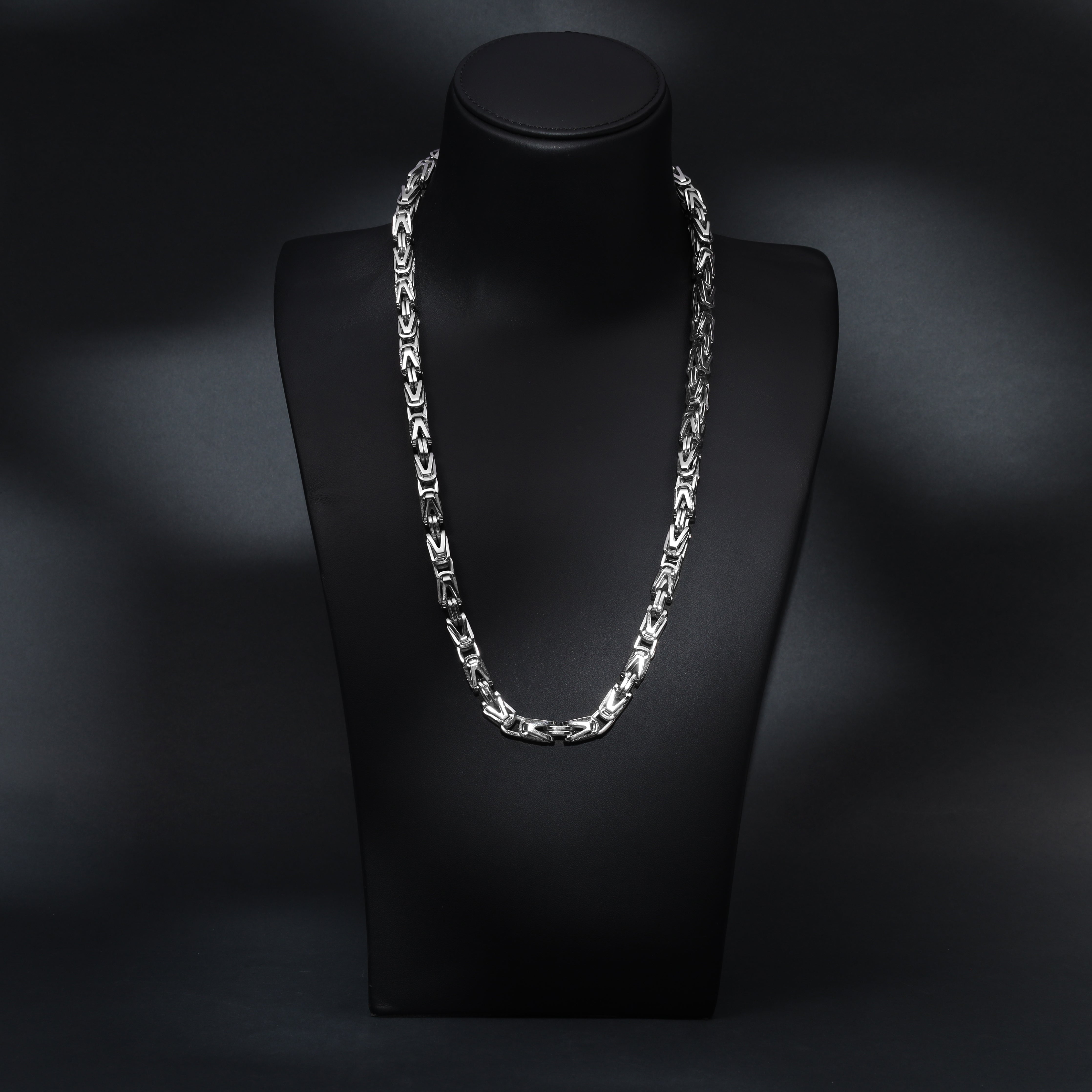 Königskette 8mm breit aus Edelstahl - Taipan Schmuck