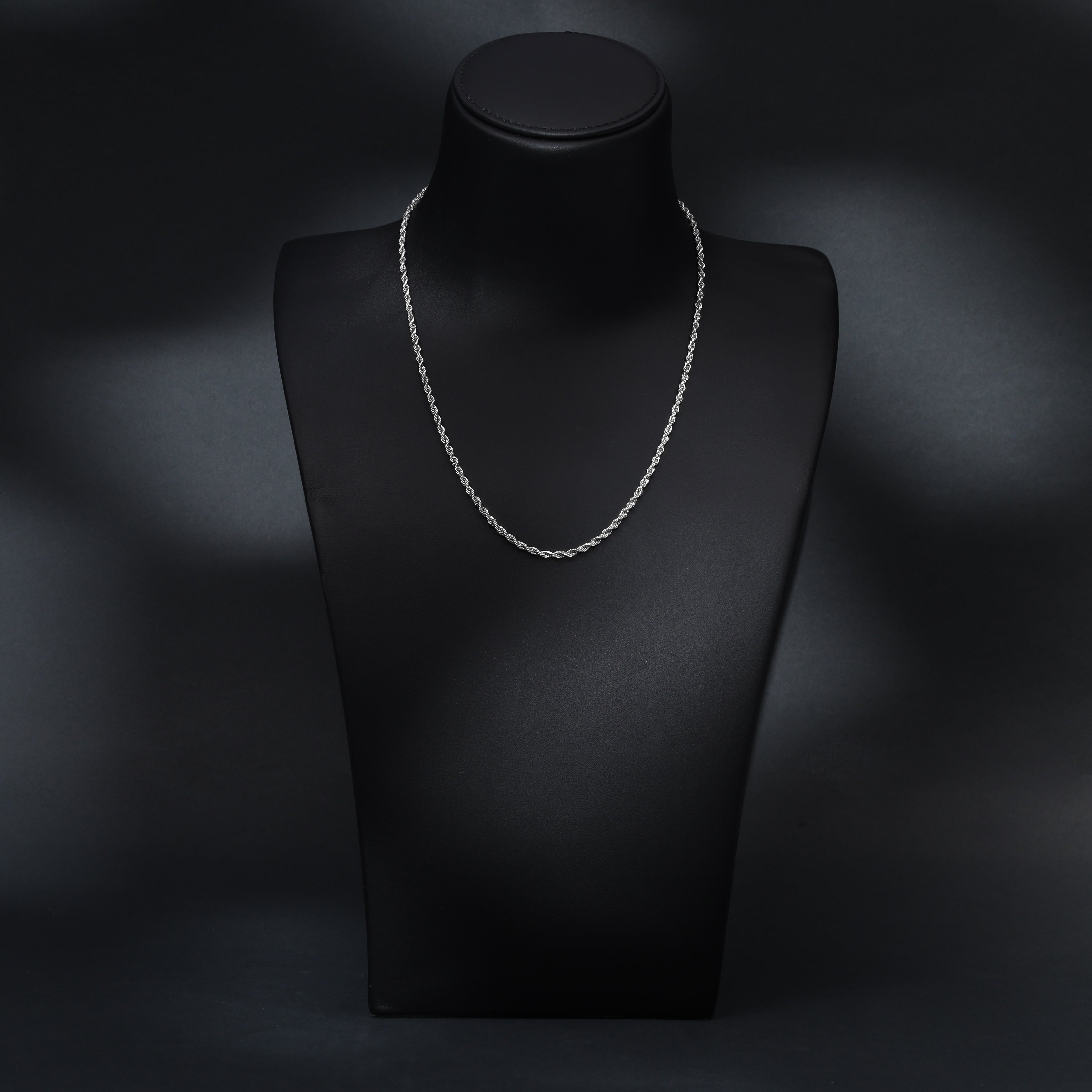 Set - Kette + Armband 3mm Kordelkette Rope Chain aus Edelstahl - Taipan Schmuck