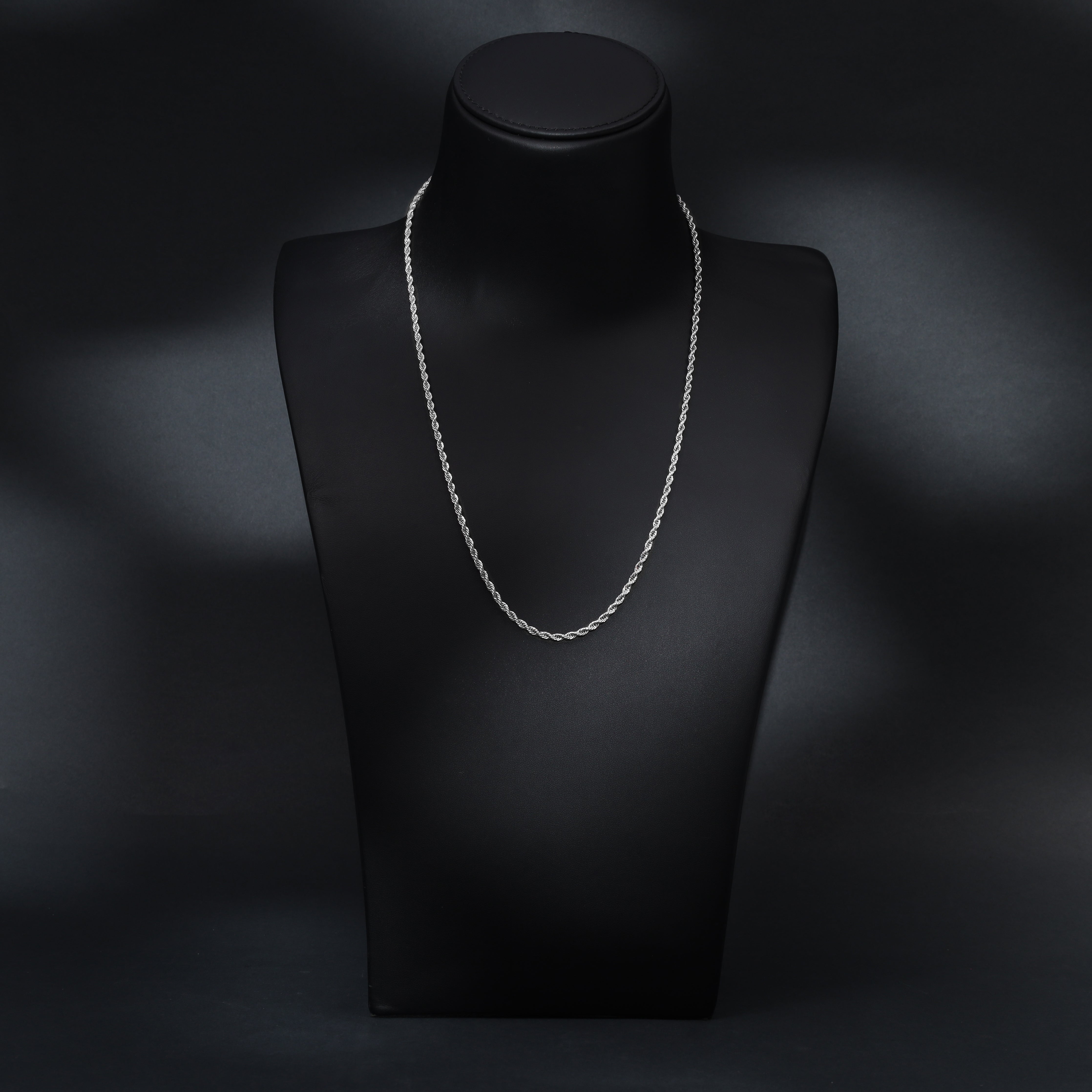 Set - Kette + Armband 3mm Kordelkette Rope Chain aus Edelstahl - Taipan Schmuck