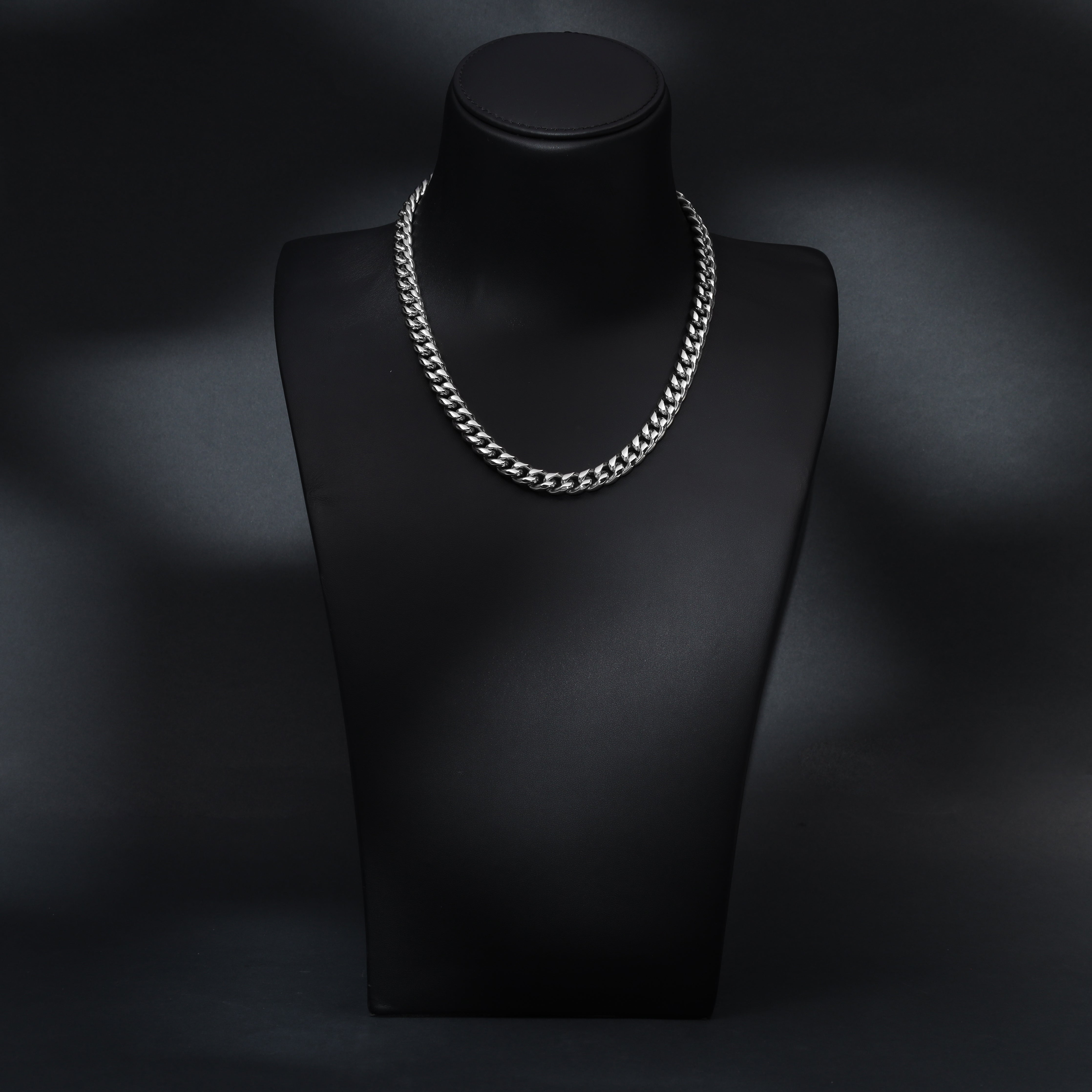 10mm Miami Cuban Link Curb Chain Made of Stainless Steel
