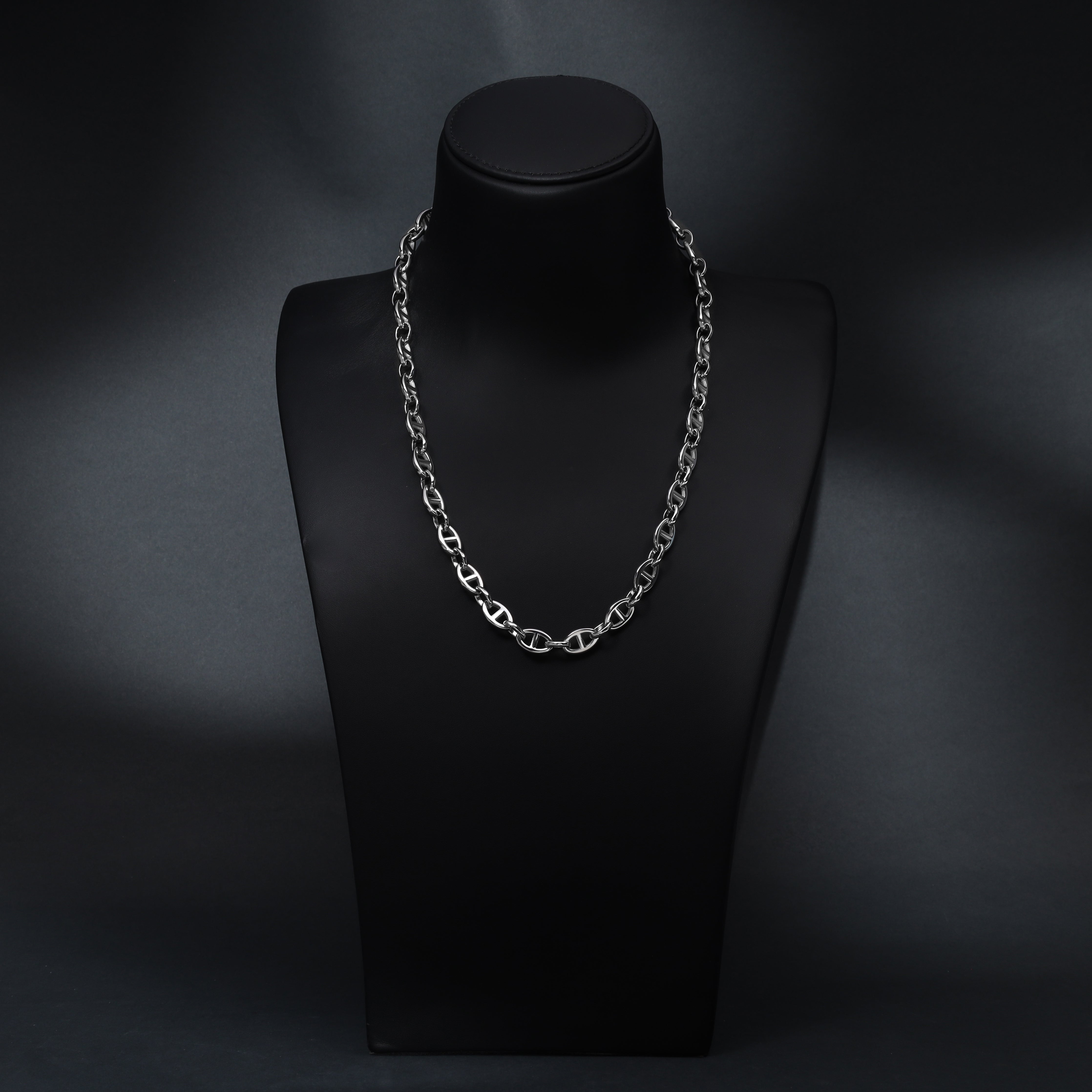 Marinerkette 10mm breit 60cm aus Edelstahl