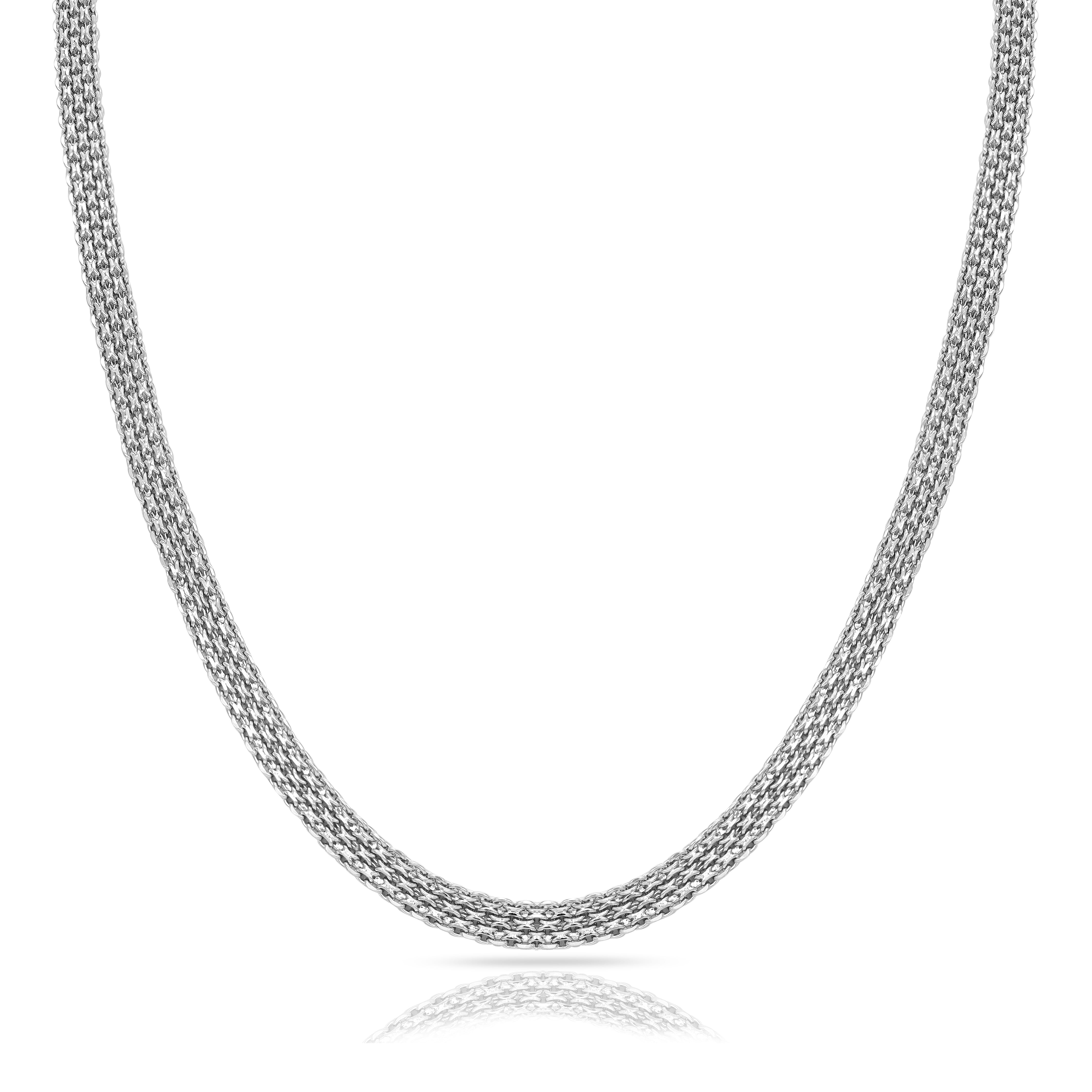 6mm Bismarck Kette 60cm aus Edelstahl - Taipan Schmuck