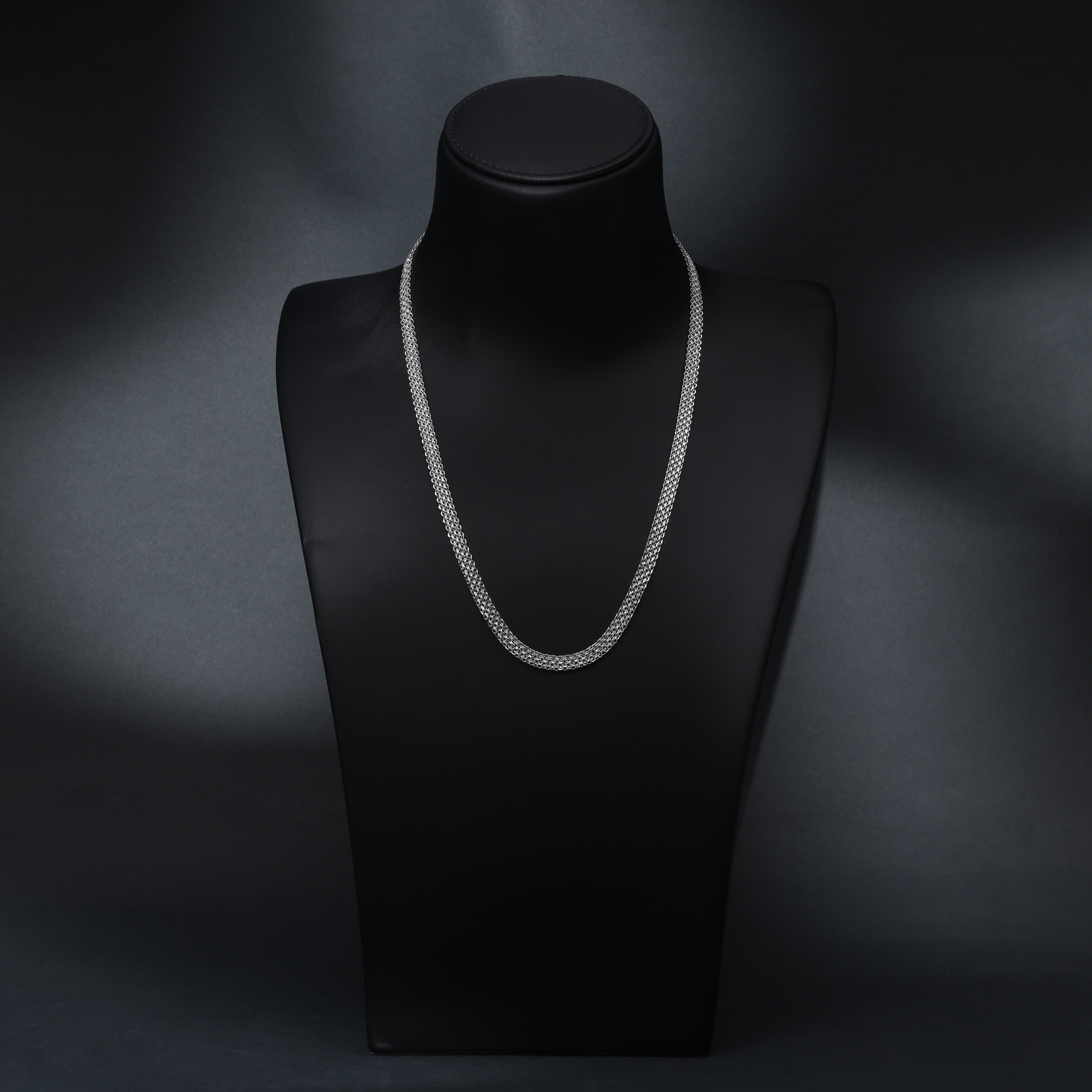 6mm Bismarck Kette 60cm aus Edelstahl - Taipan Schmuck