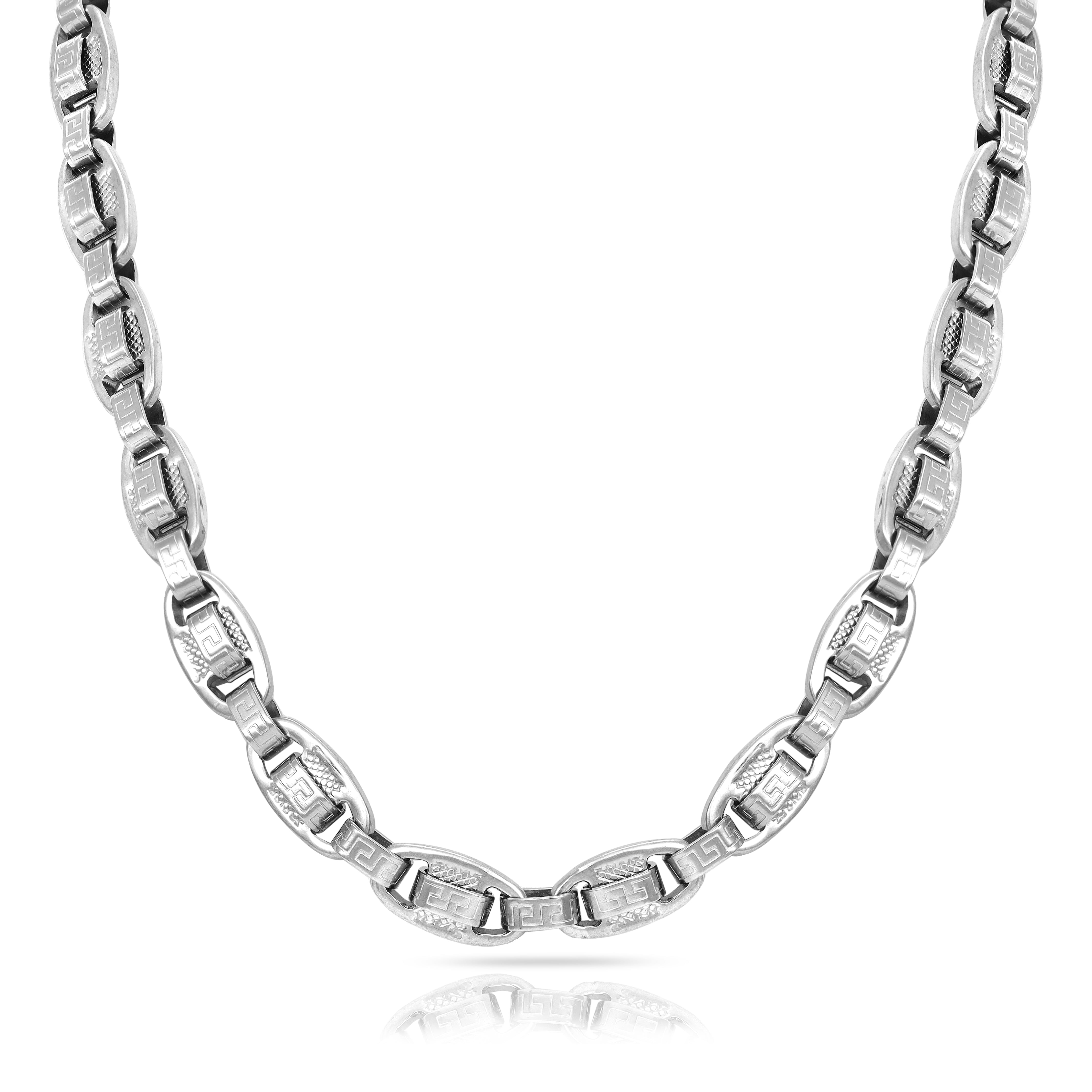11mm Santorini Design Kette aus Edelstahl - Taipan Schmuck