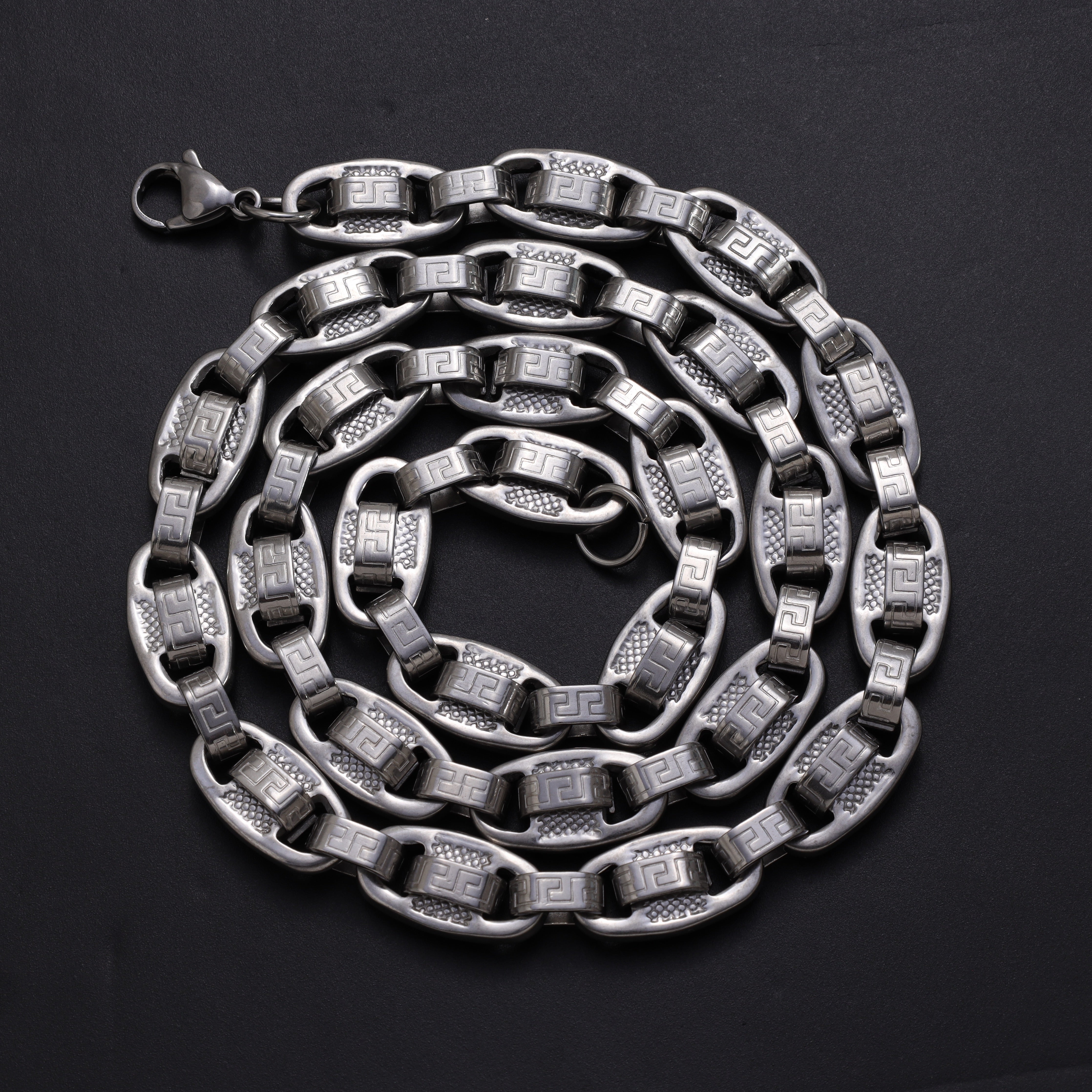 11mm Santorini Design Kette aus Edelstahl - Taipan Schmuck
