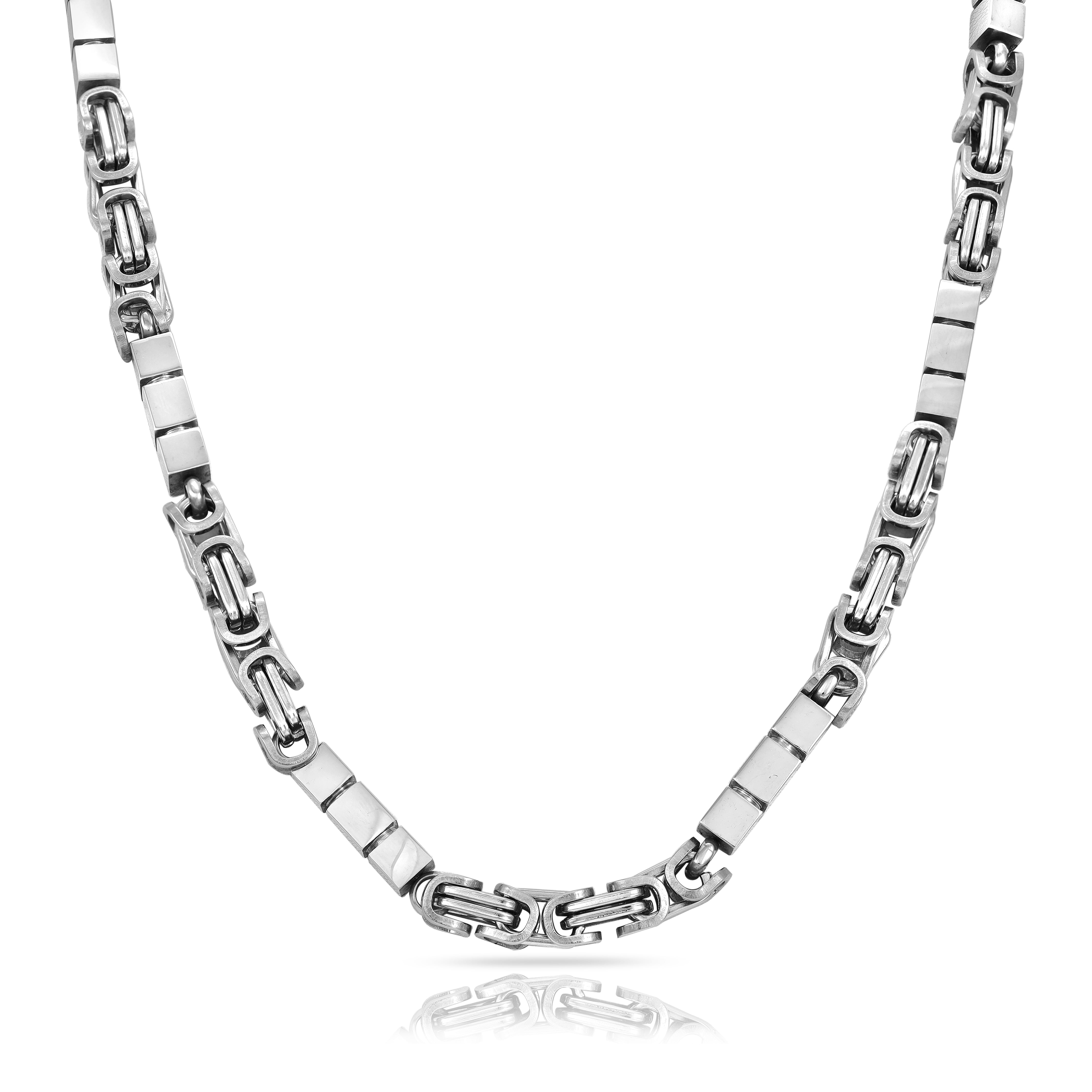 7mm king chain with blocks 60cm made of stainless steel