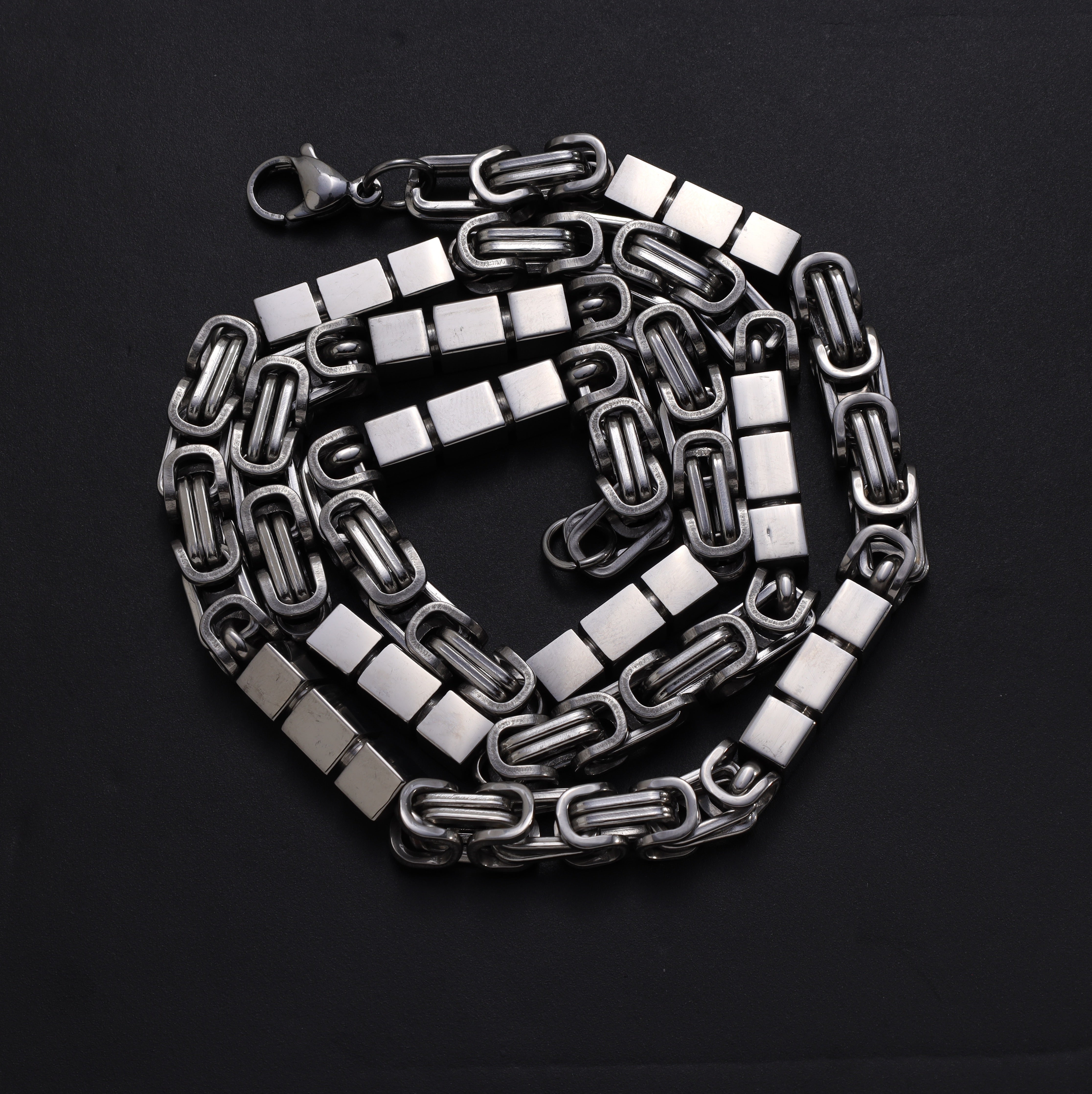 7mm king chain with blocks 60cm made of stainless steel