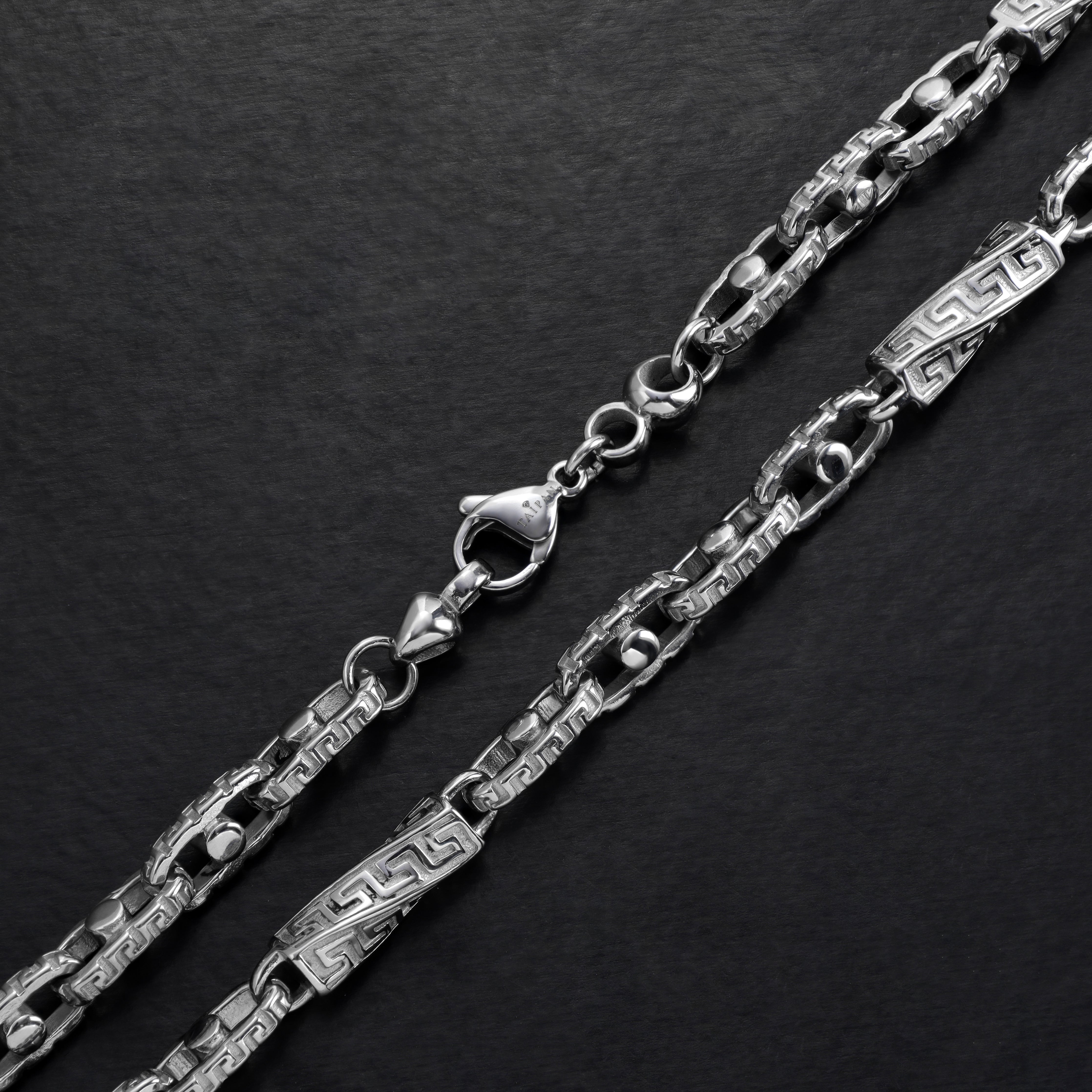 Stainless Steel Santorini kette 6,2mm breit - Taipan Schmuck