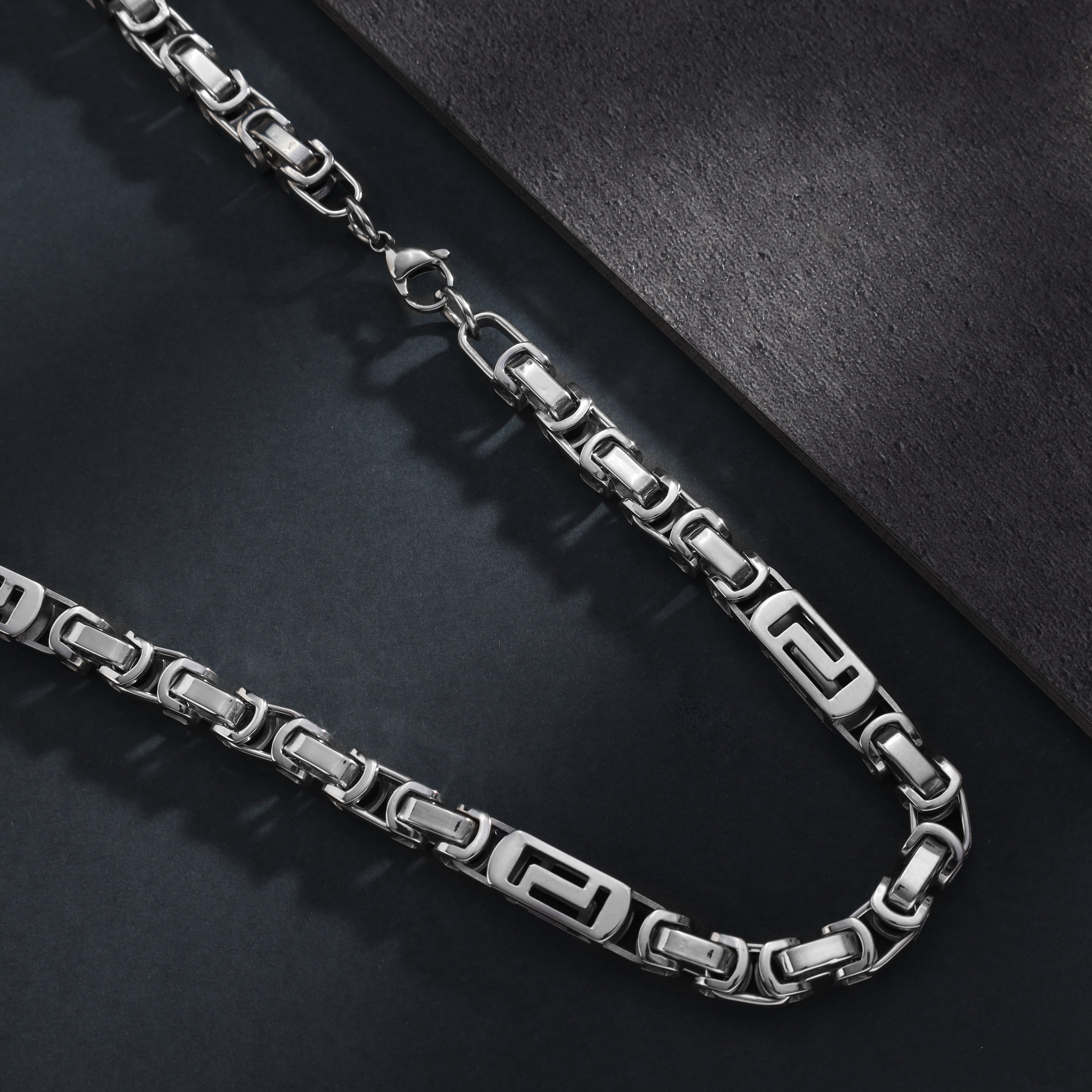 8mm Design Königskette aus Edelstahl - Taipan Schmuck
