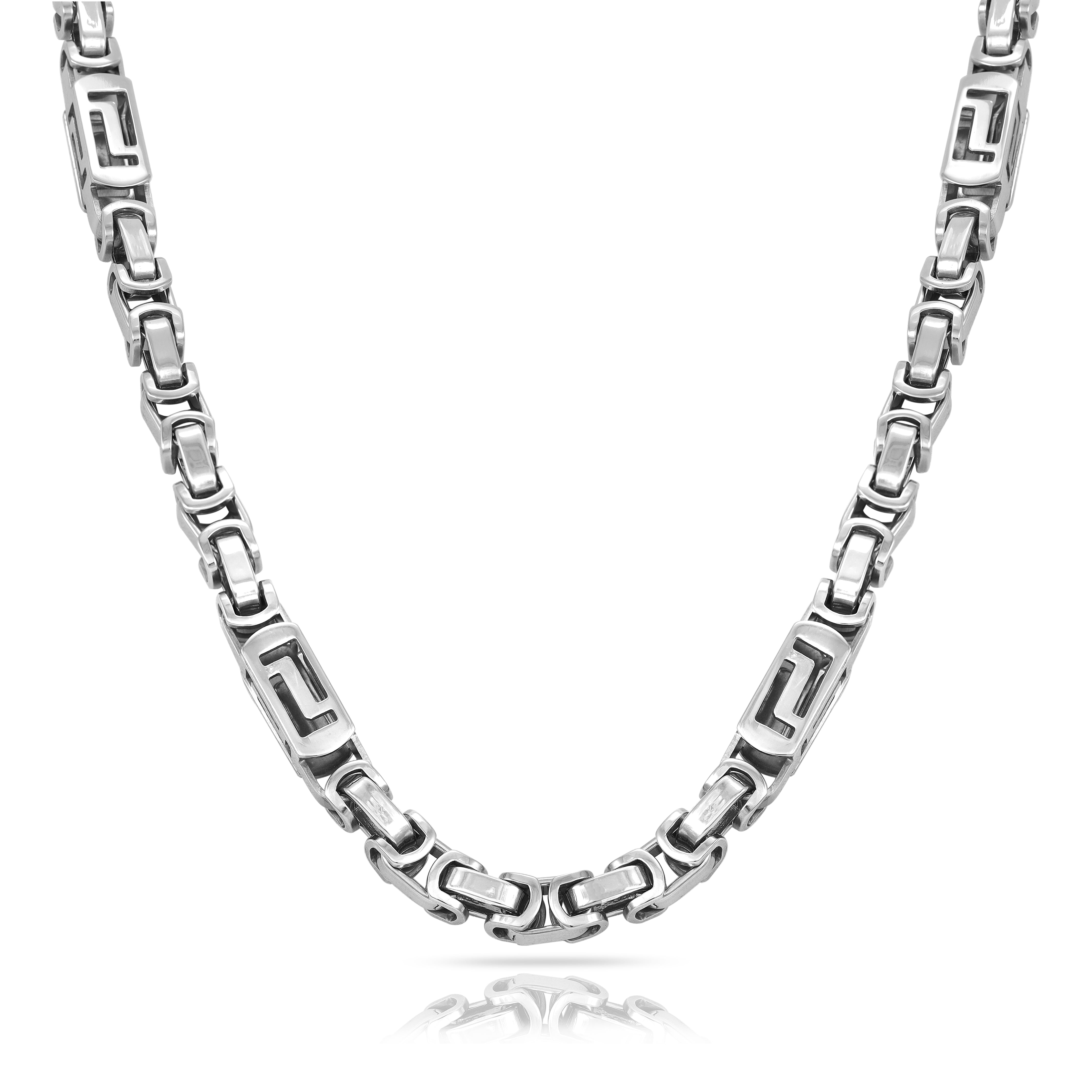 8mm Design Königskette aus Edelstahl - Taipan Schmuck