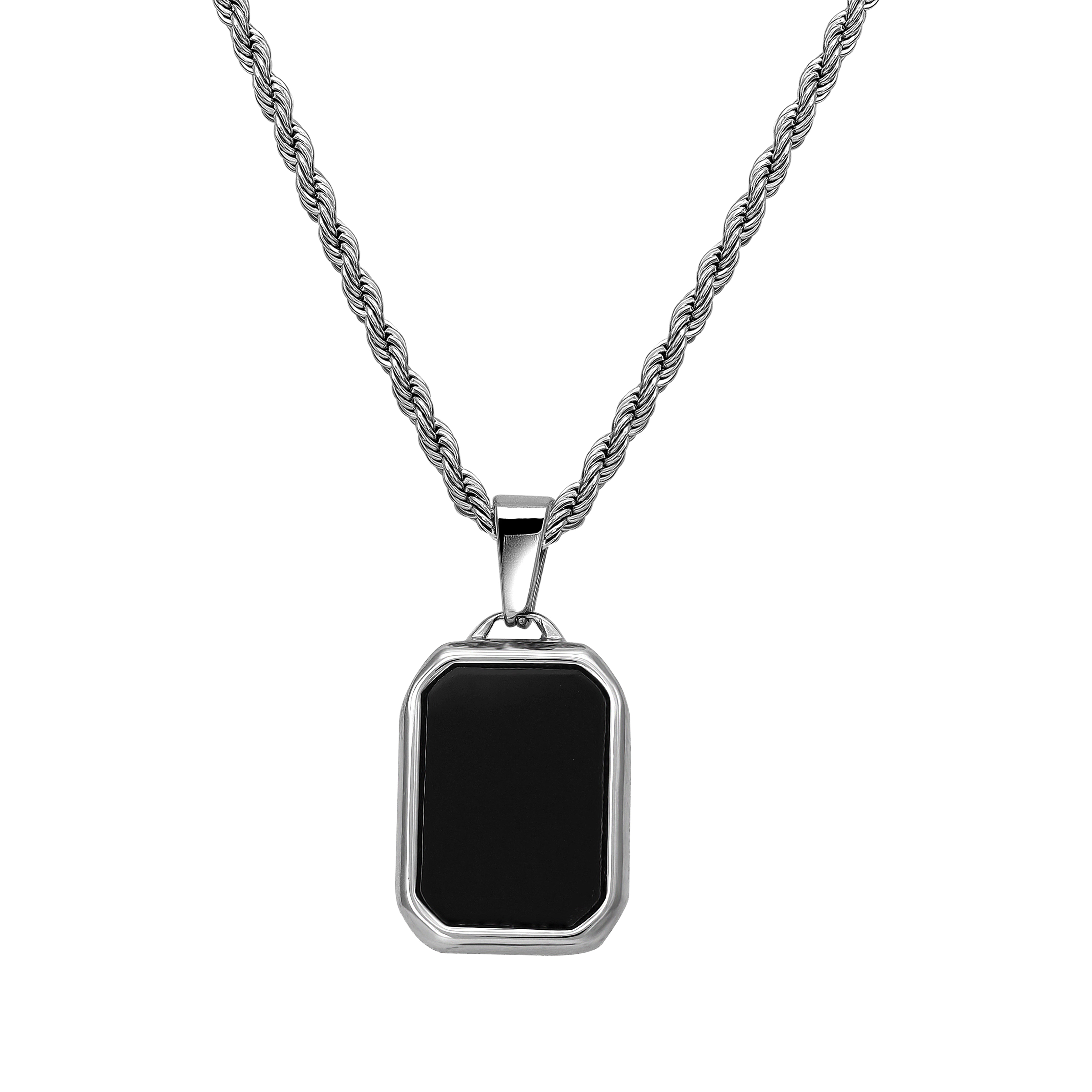 relisted negative review Kordelkette Rope Chain mit Anhänger aus Edelstahl - Taipan Schmuck
