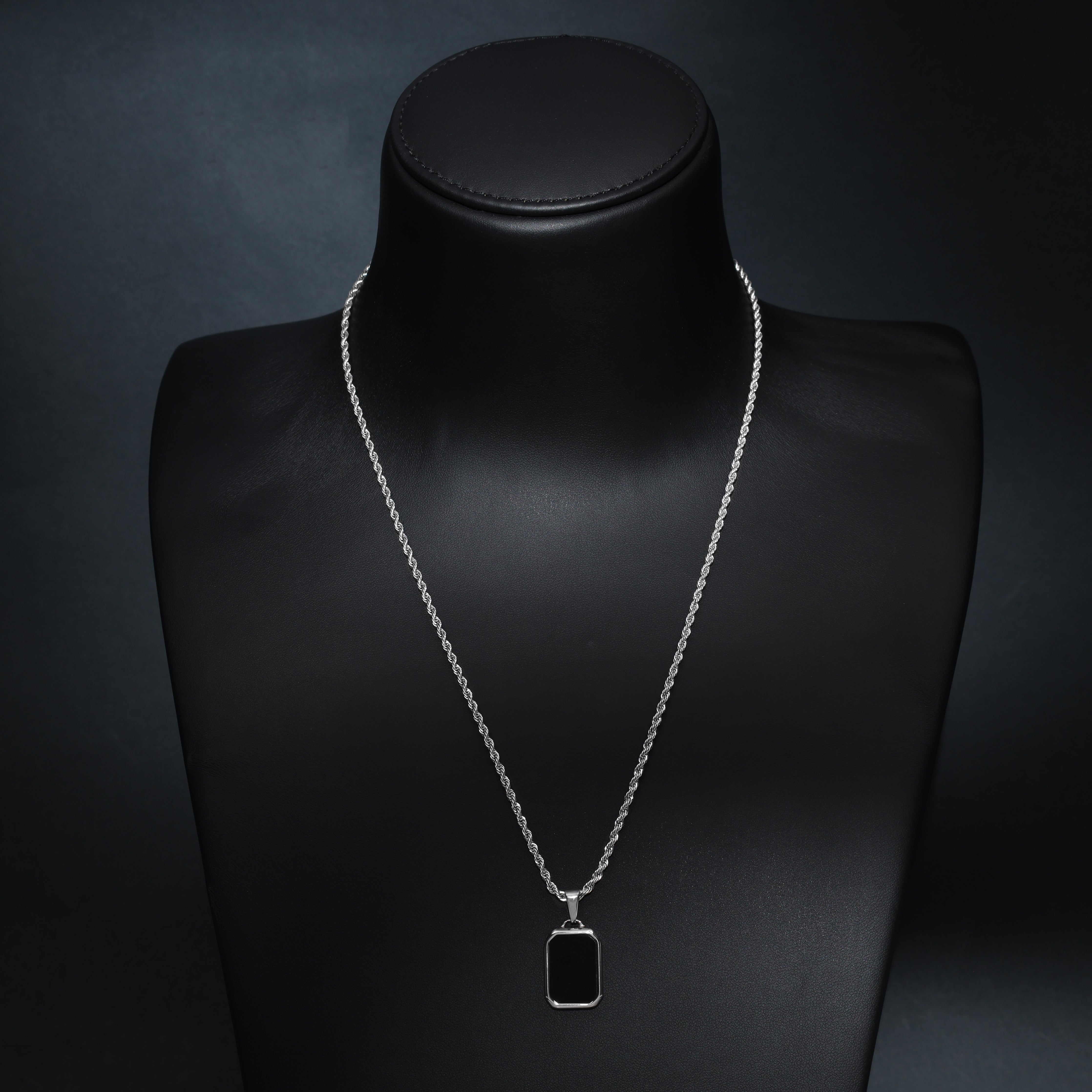 relisted negative review Kordelkette Rope Chain mit Anhänger aus Edelstahl - Taipan Schmuck