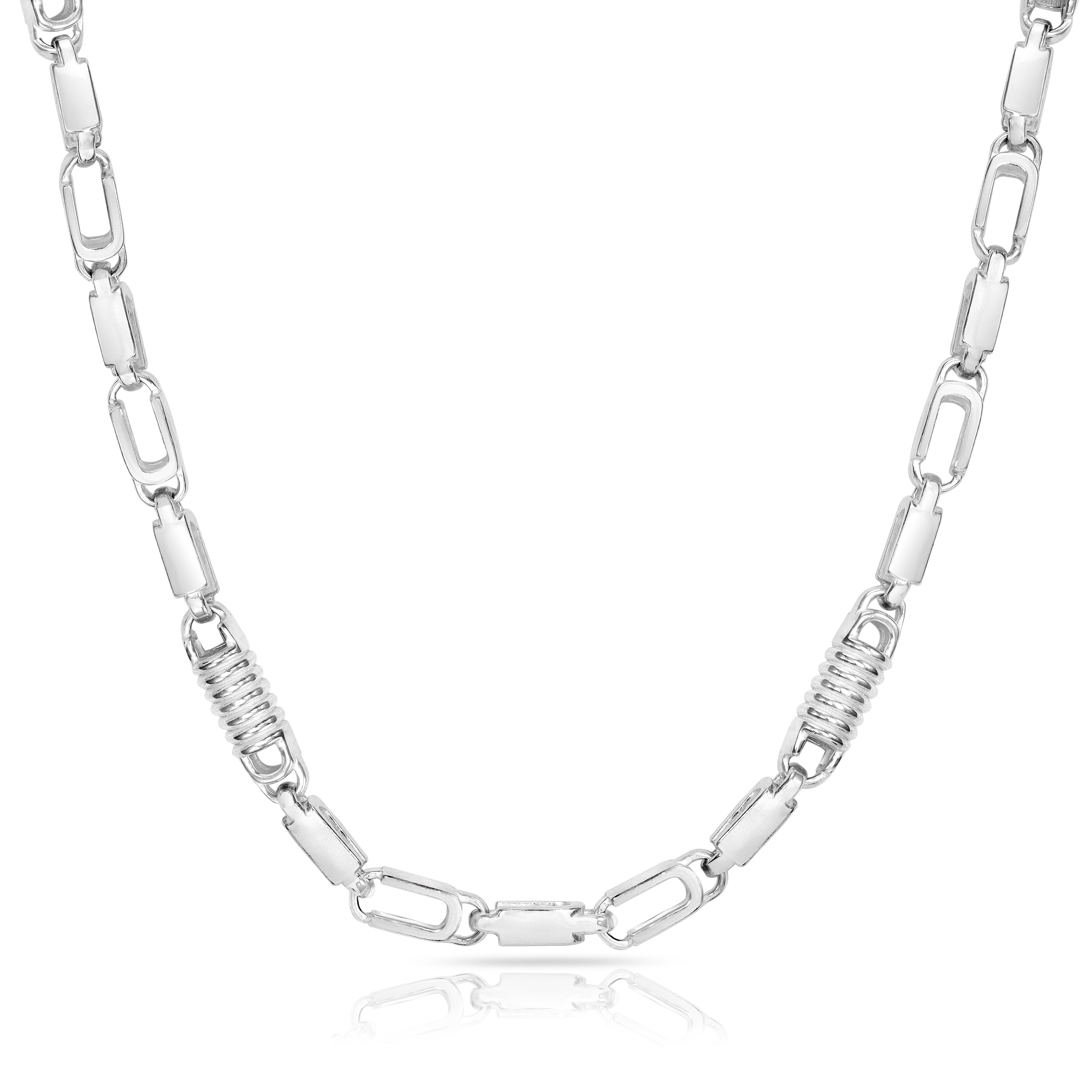 6mm Montecarlo Kette aus 925 Sterling Silber (version 1) - Taipan Schmuck