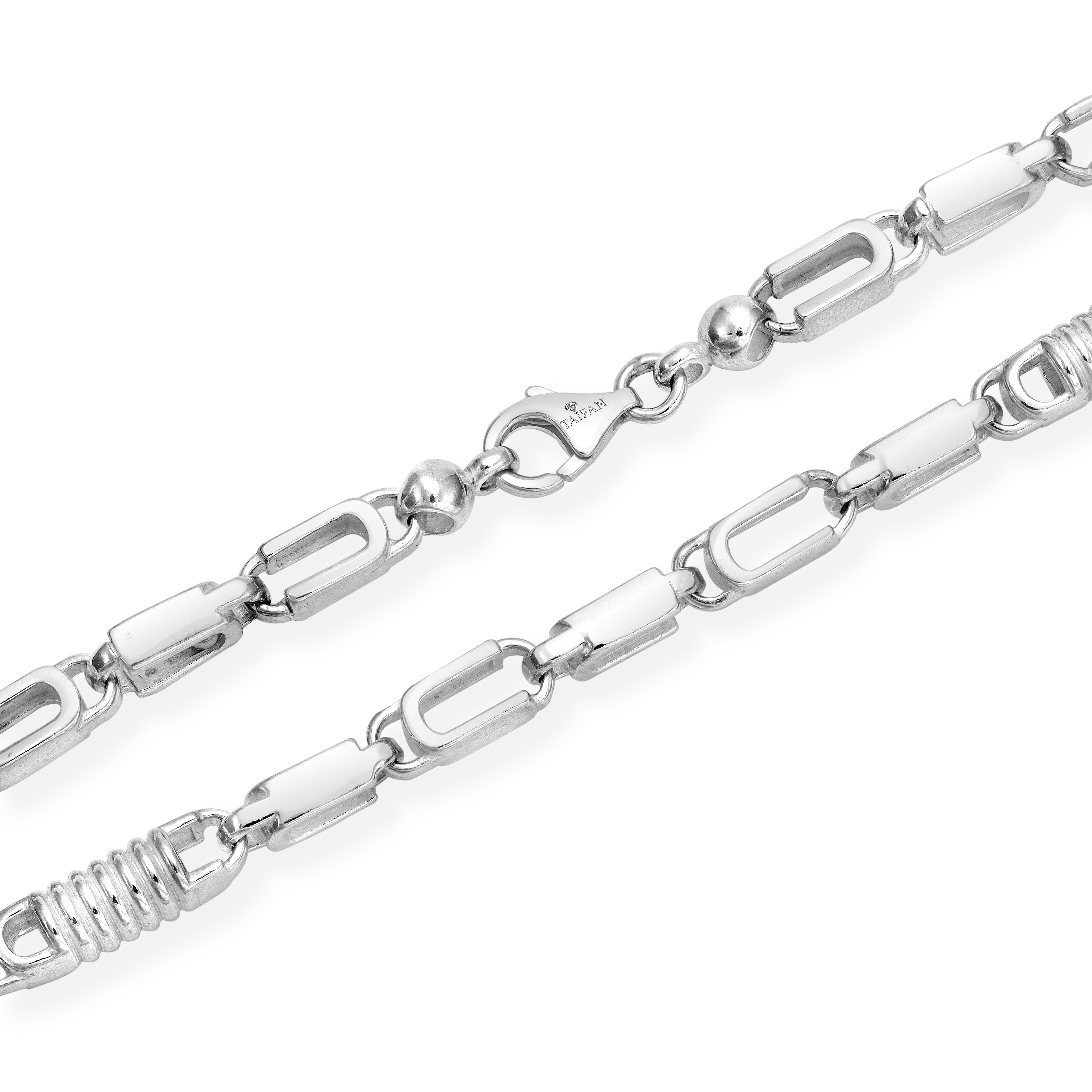 6mm Montecarlo Kette aus 925 Sterling Silber (version 1) - Taipan Schmuck