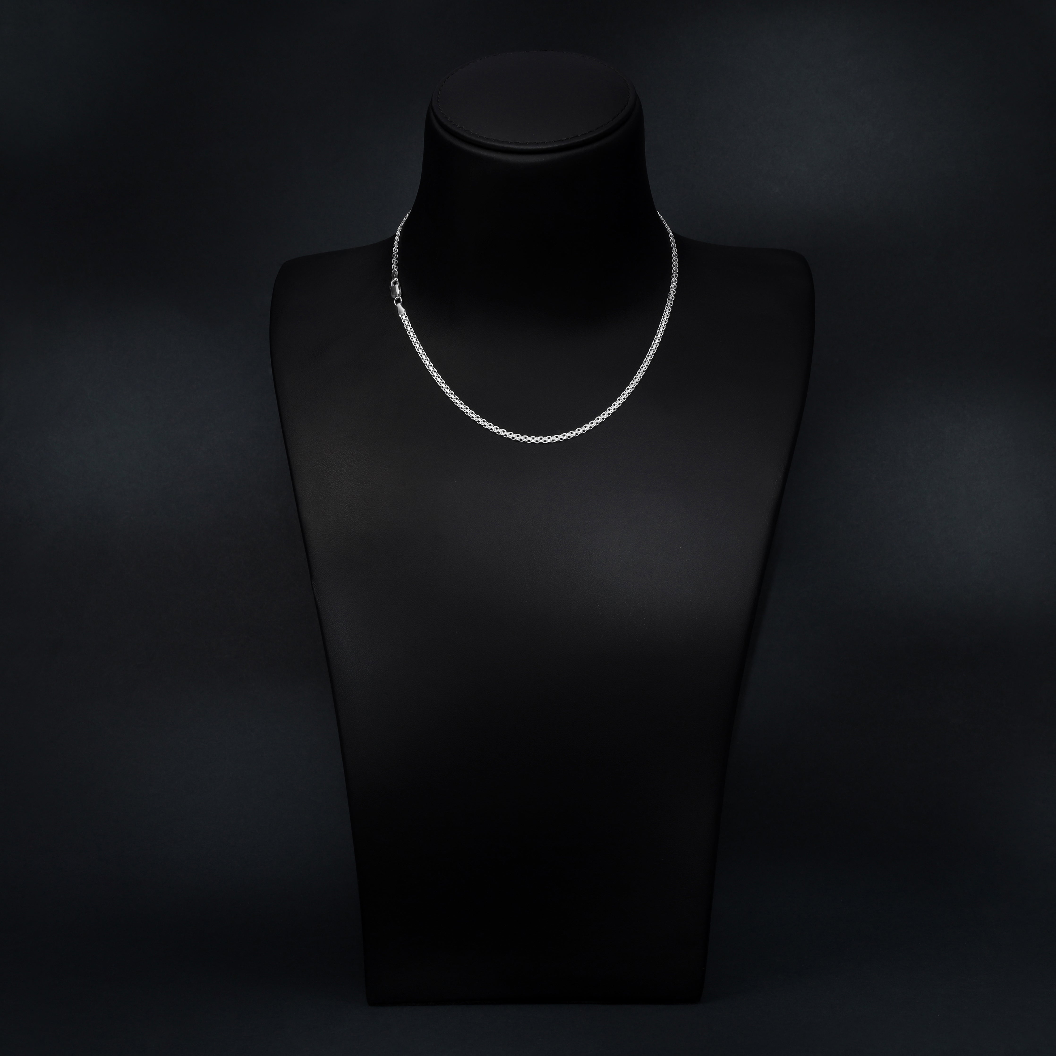 Bismarck Kette 3mm breit aus 925 Sterling Silber unisex - Taipan Schmuck