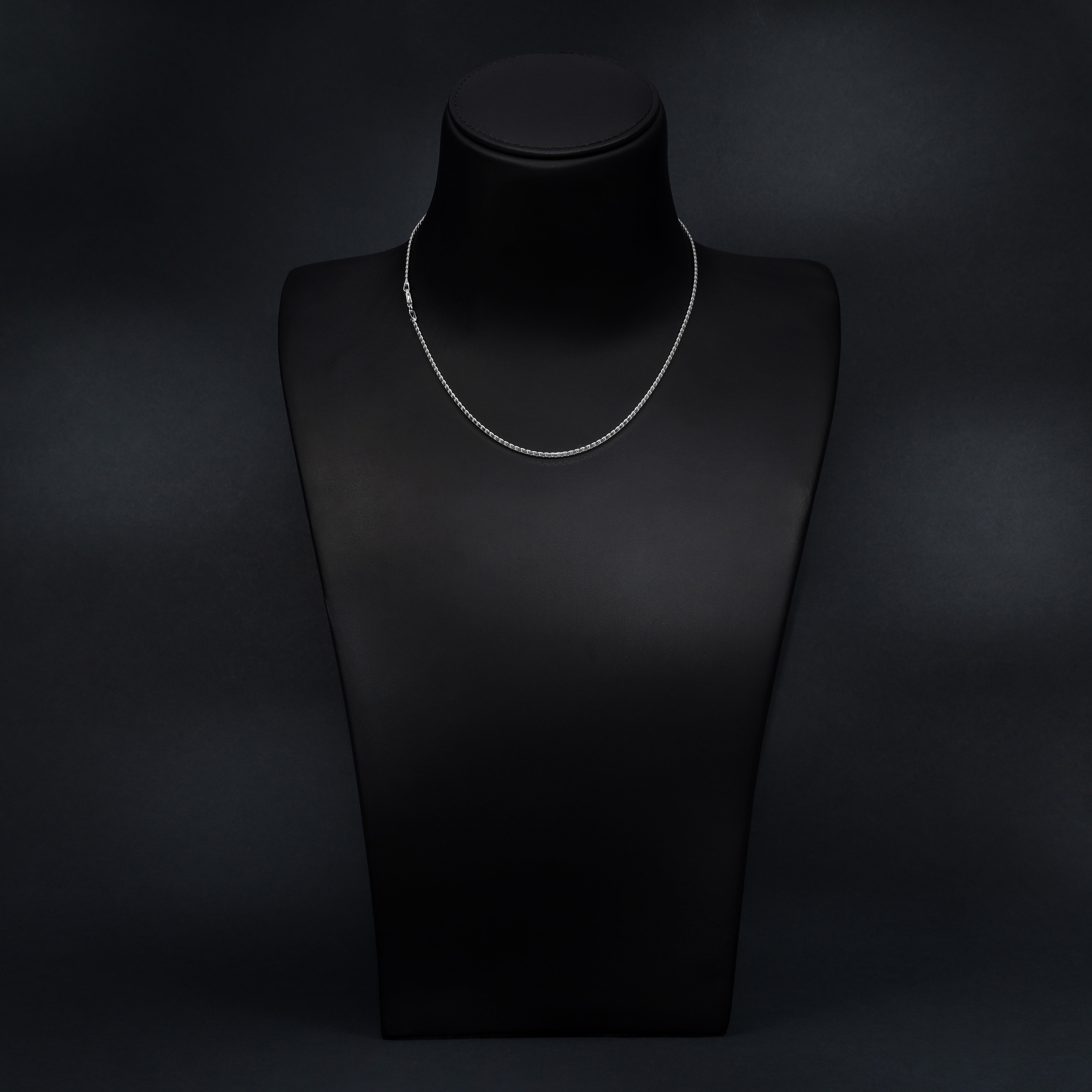 Box Chain Kette 2mm breit aus 925 Sterling Silber - Taipan Schmuck