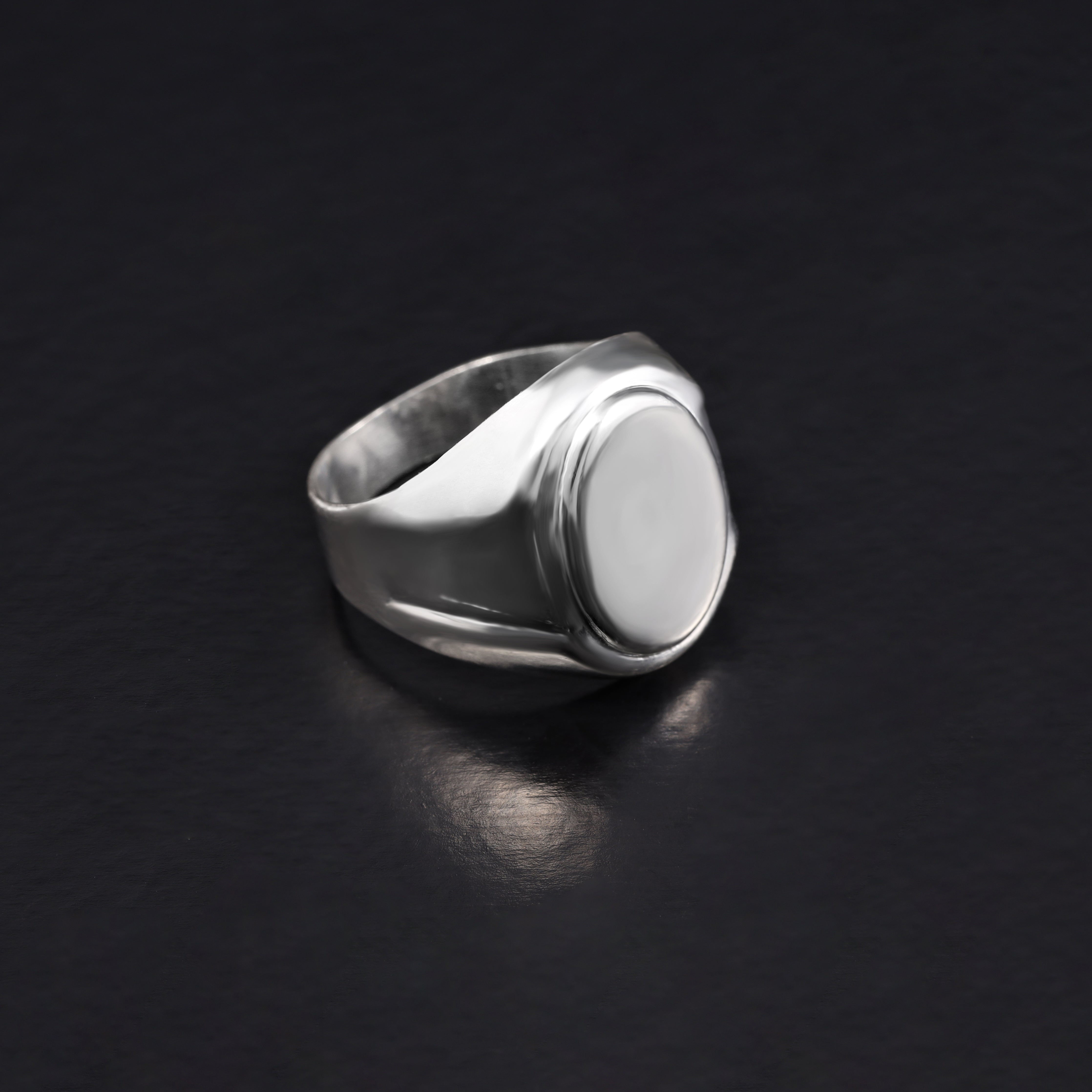 Siegelring Silberring aus 925 Sterlingsilber Größe 7-11 - Taipan Schmuck