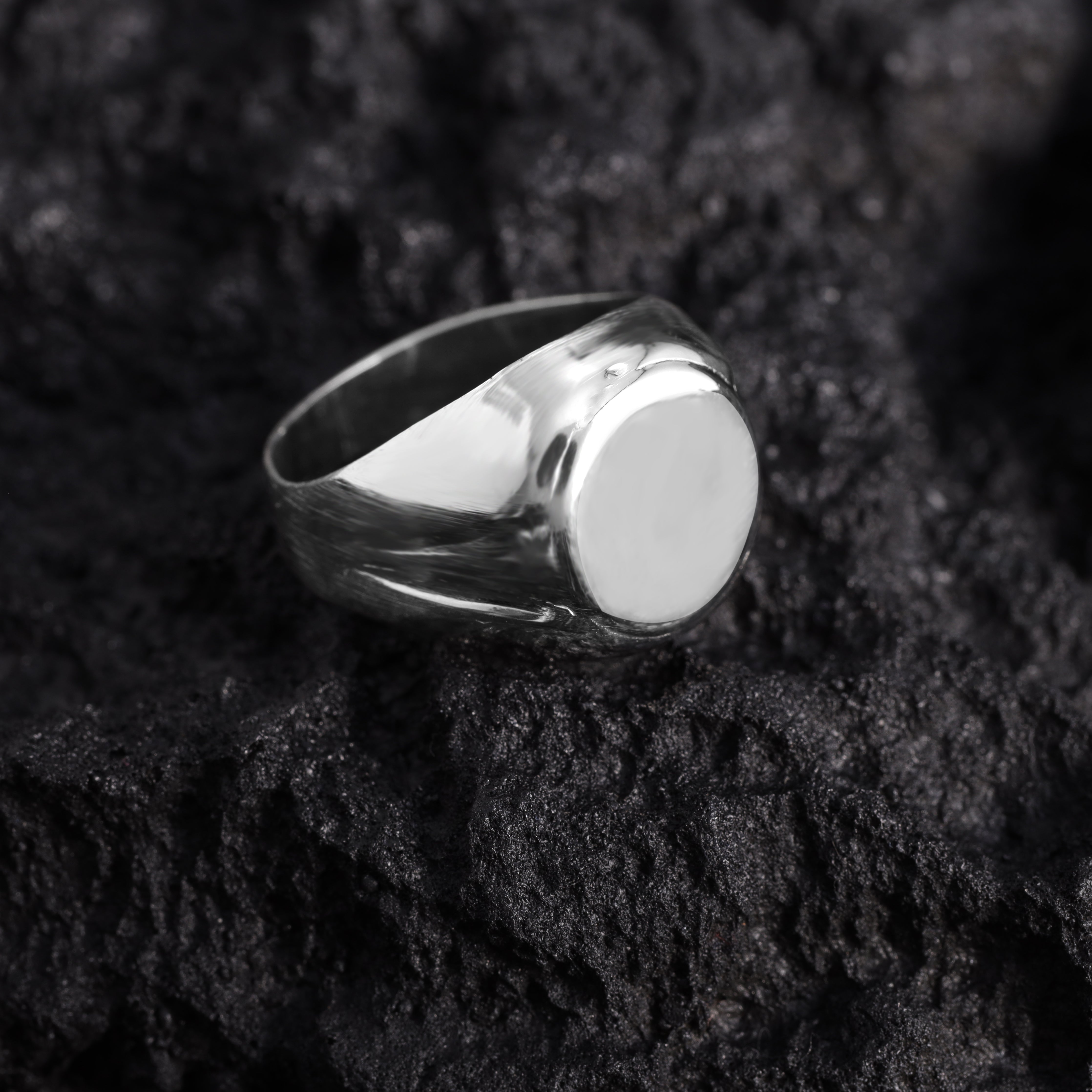 Siegelring Silberring aus 925 Sterlingsilber Größe 6-11 - Taipan Schmuck