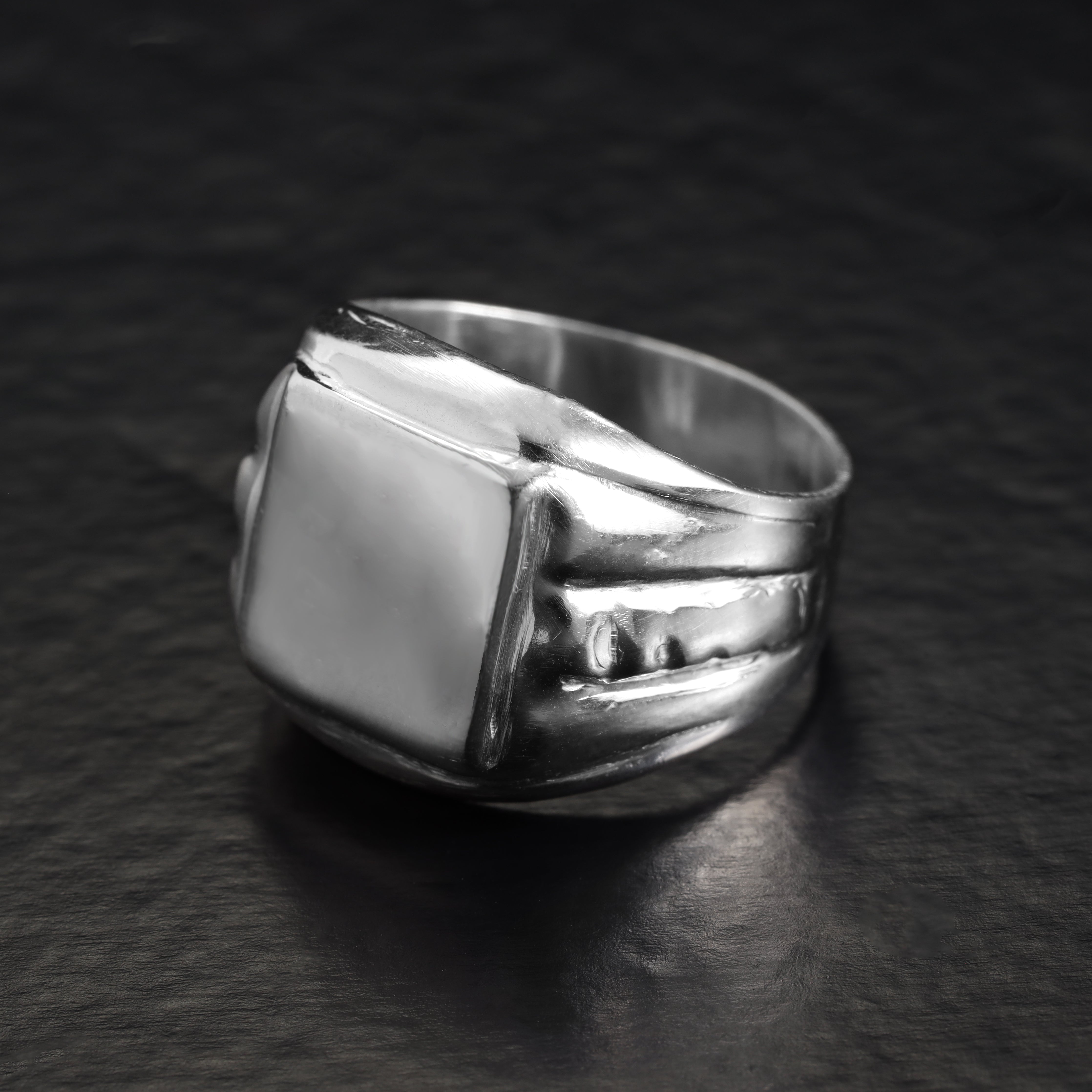 Siegelring Silberring aus 925 Sterlingsilber Größe 7-9 - Taipan Schmuck