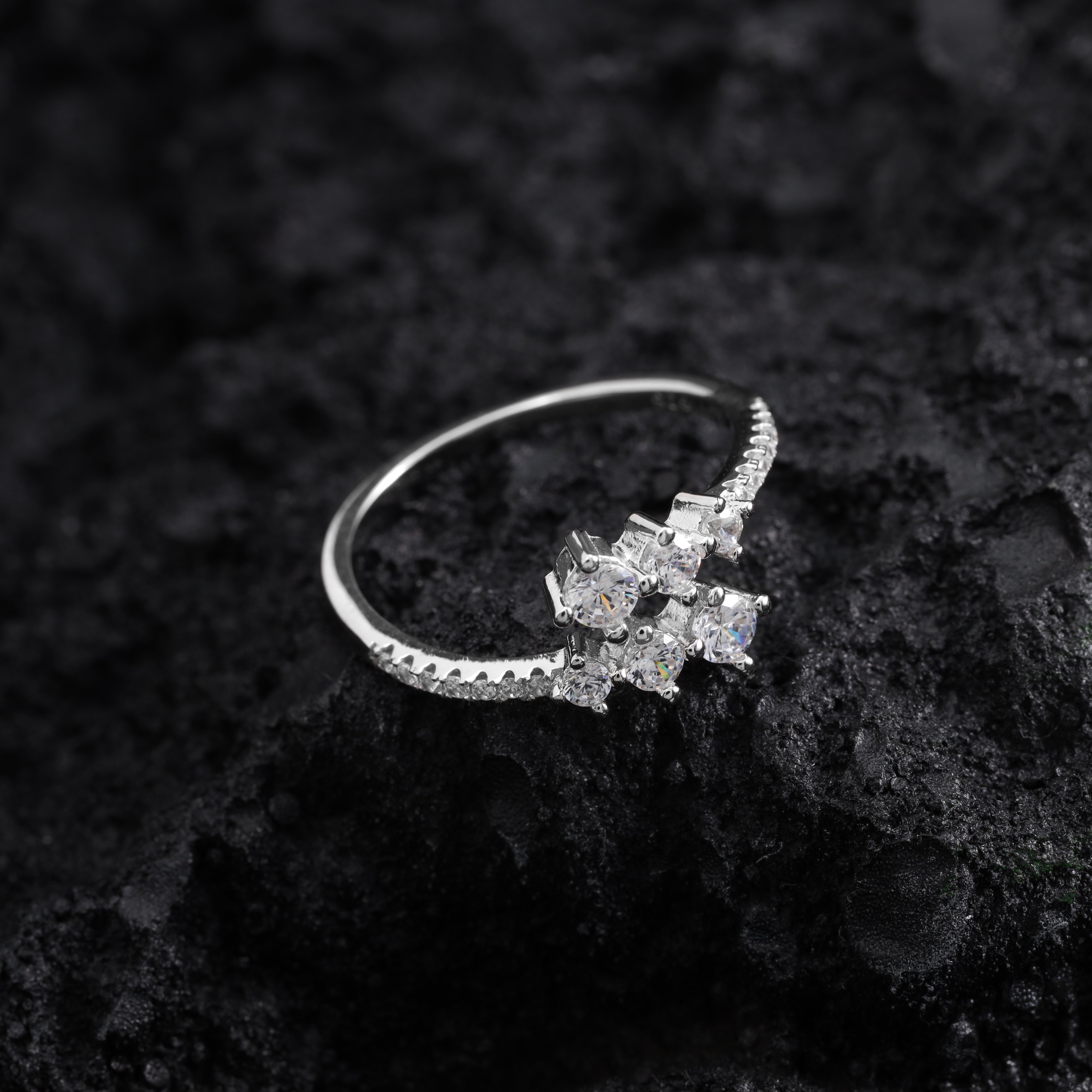 Damen Silberring Größe 6/7/8 aus 925 Sterlingsilber - Taipan Schmuck