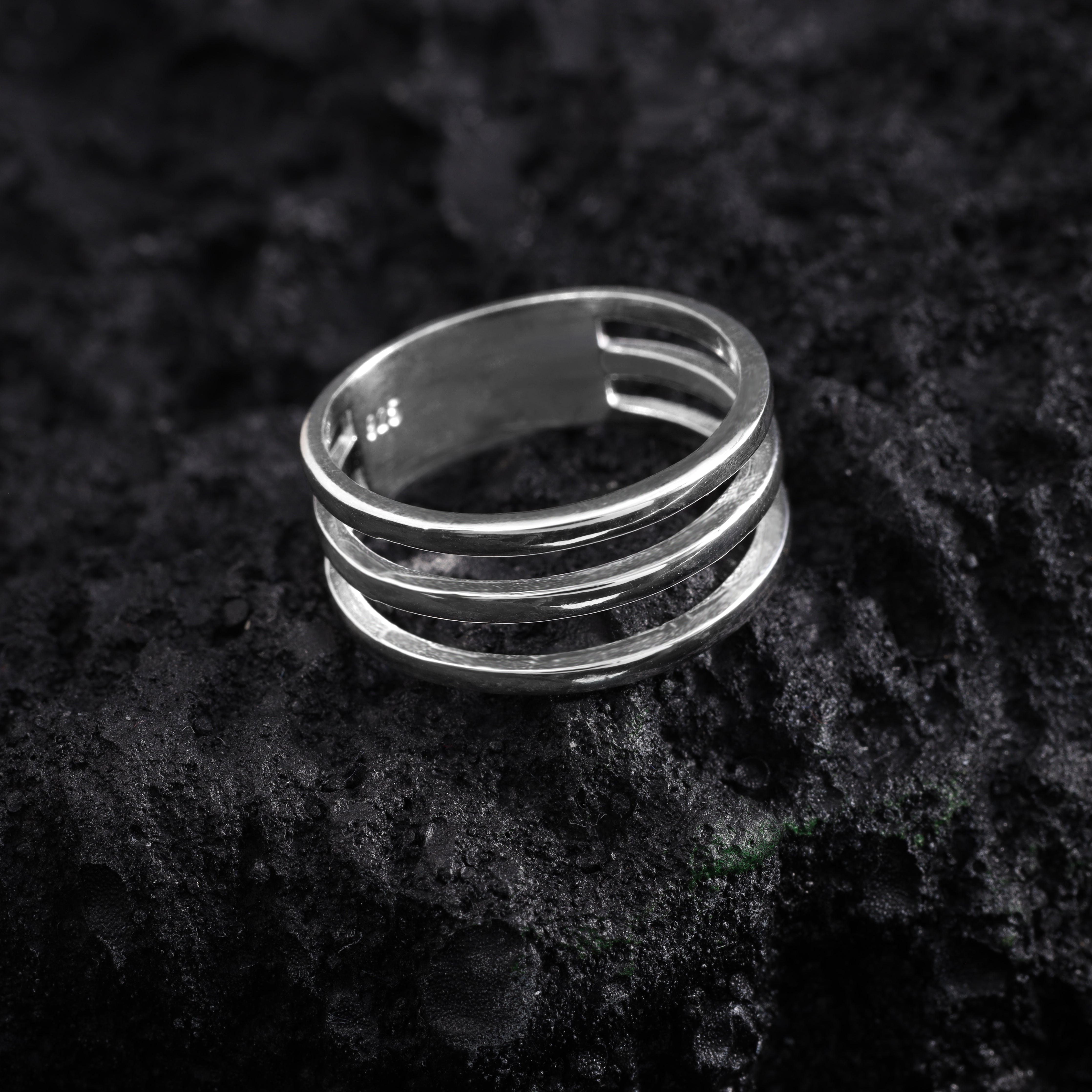 Damen Silberring Größe 6/7/8/9 aus 925 Sterlingsilber - Taipan Schmuck