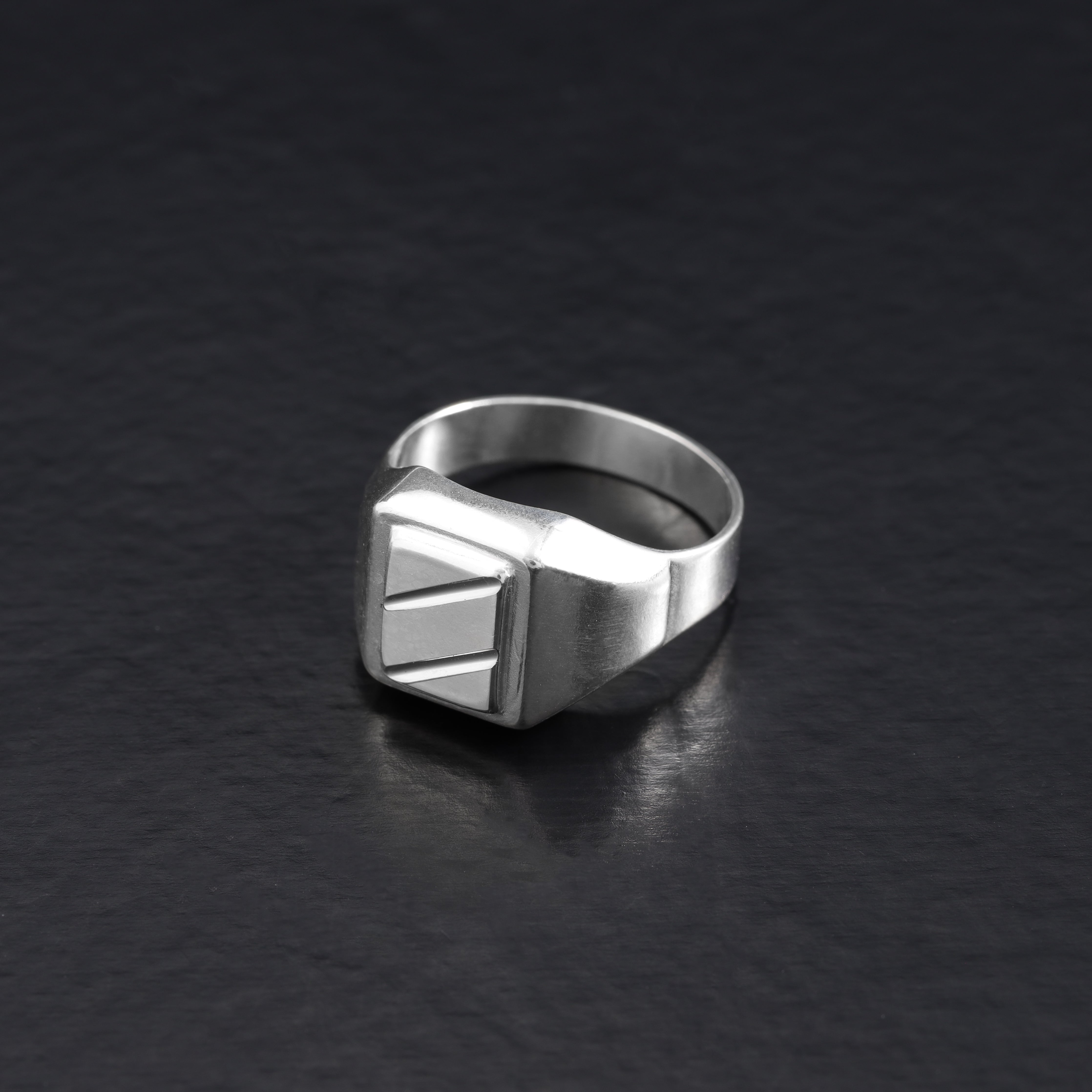 Siegelring Silberring aus 925 Sterlingsilber Größe 7-10 - Taipan Schmuck