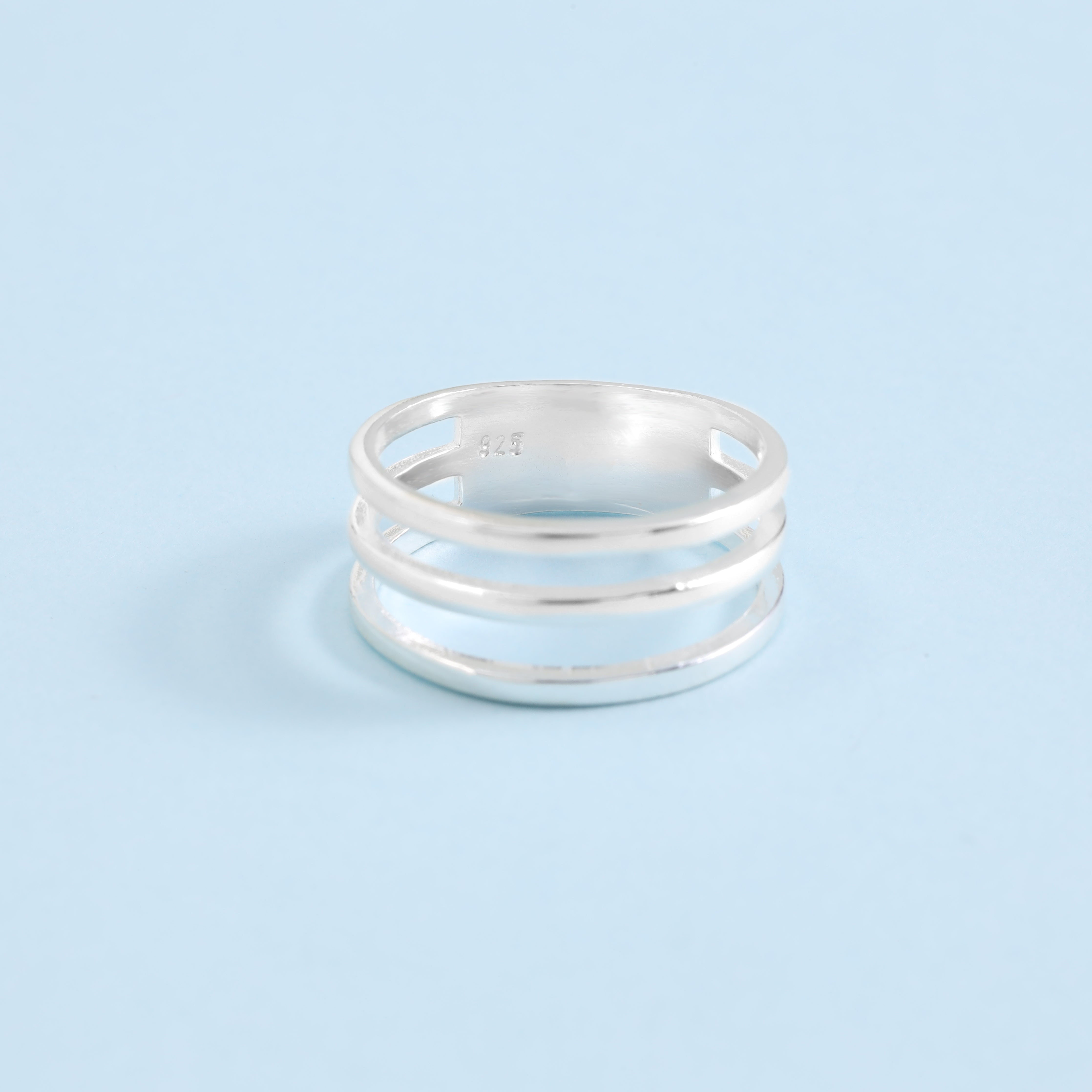 Damen Silberring Größe 6/7/8/9 aus 925 Sterlingsilber - Taipan Schmuck