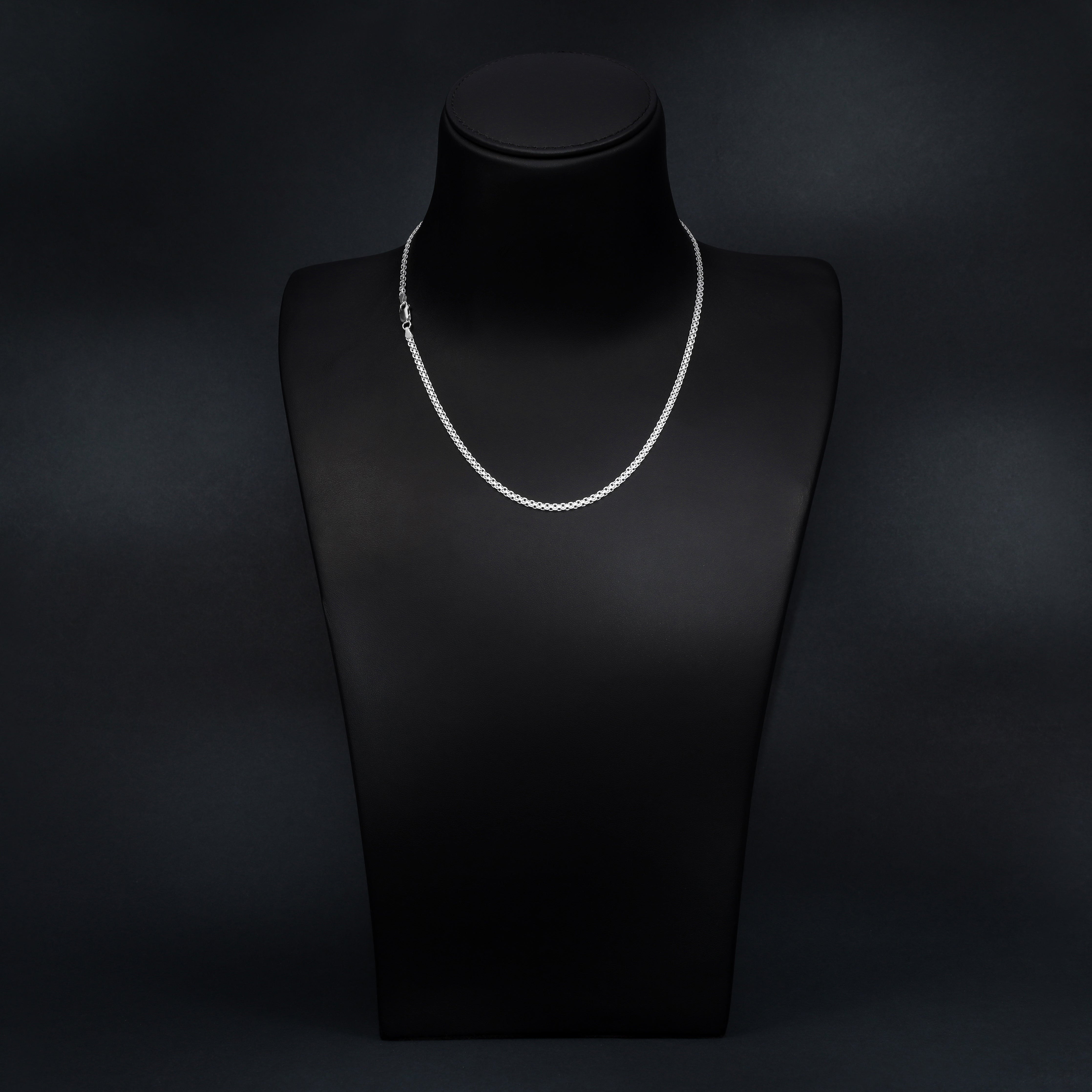 Bismarck Kette 3mm breit aus 925 Sterling Silber unisex - Taipan Schmuck