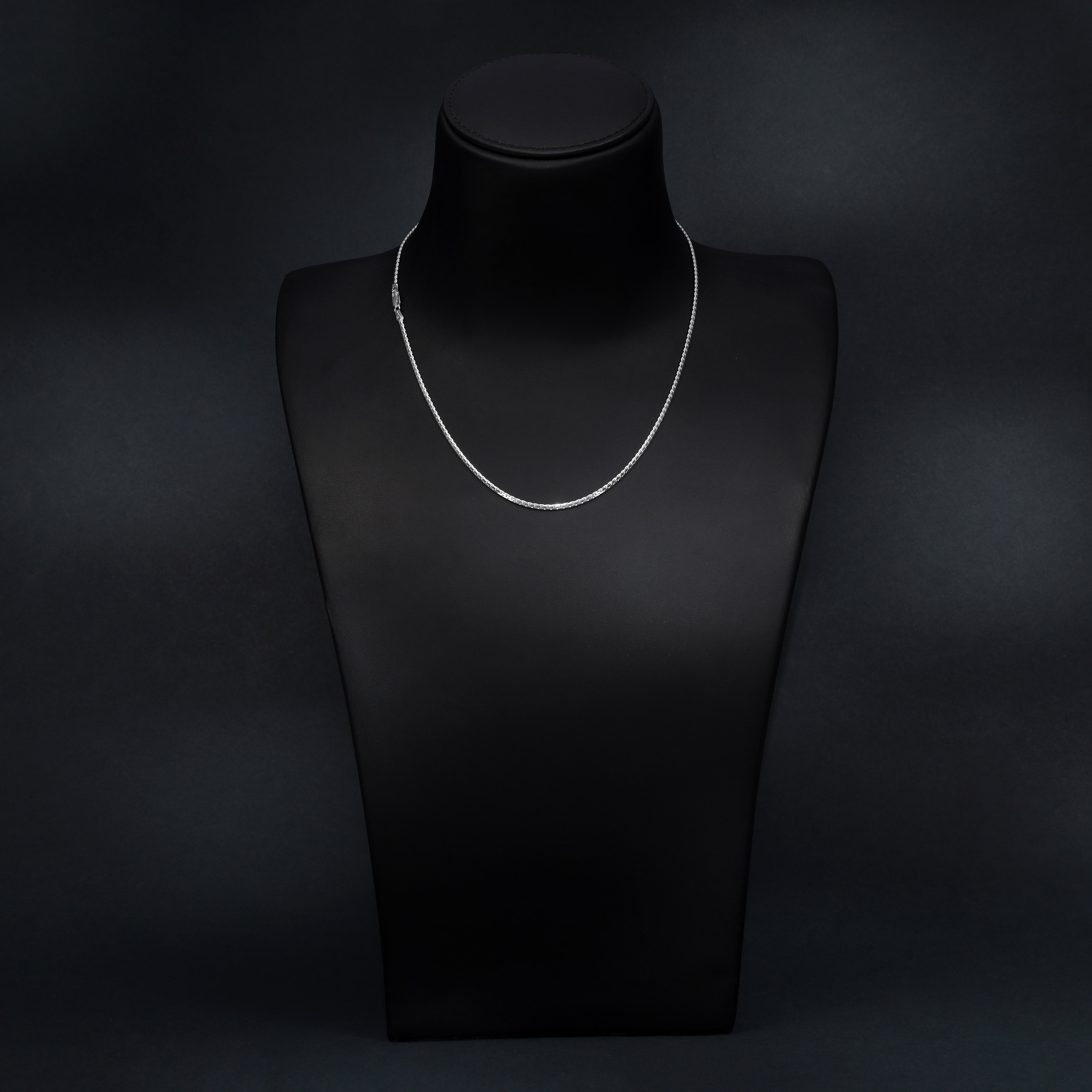 Box Chain Kette 2mm breit aus 925 Sterling Silber - Taipan Schmuck