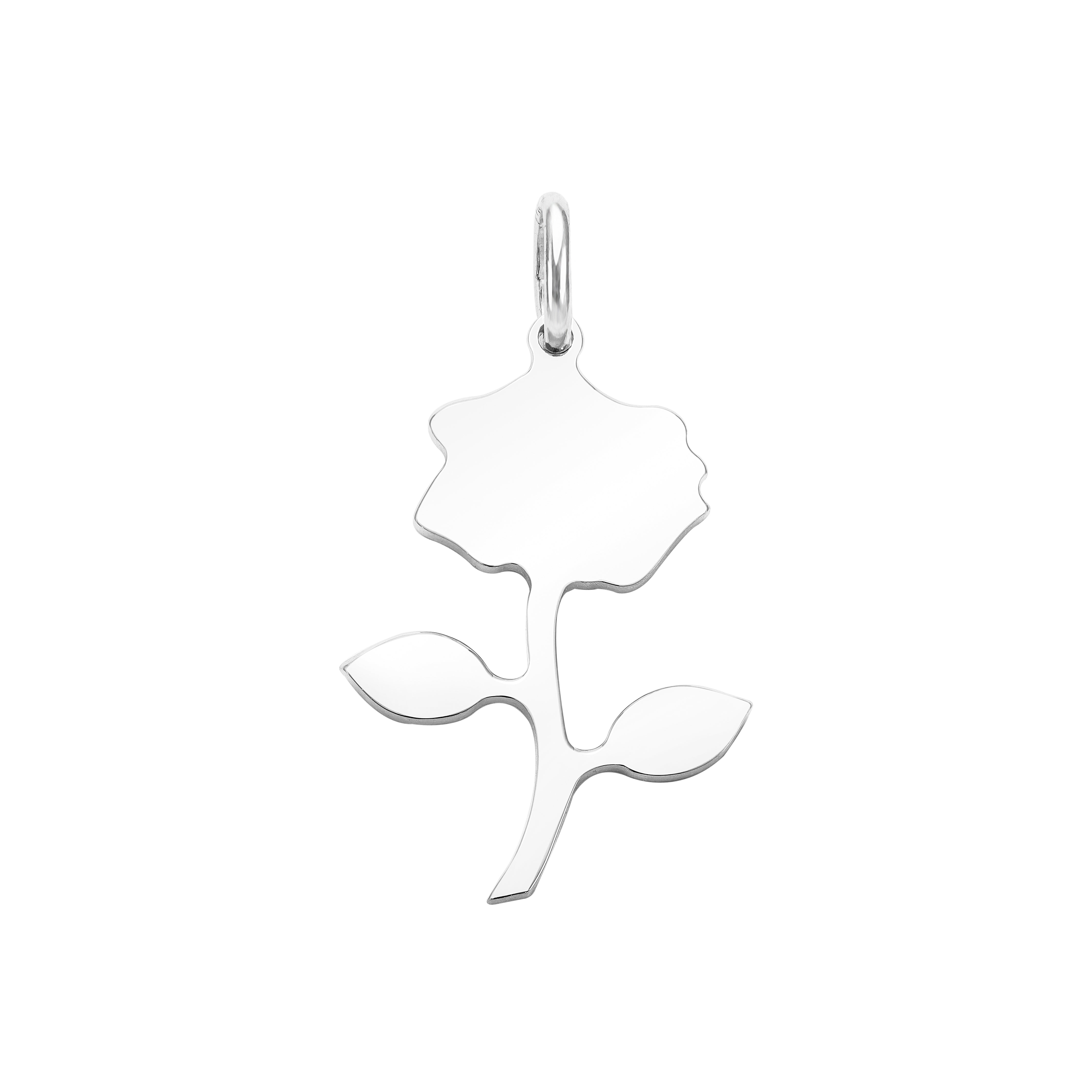 Verschiedene Anhänger aus 925 Sterlingsilber Rose / Lilie / Betende Hände / Feder / Palme - Taipan Schmuck