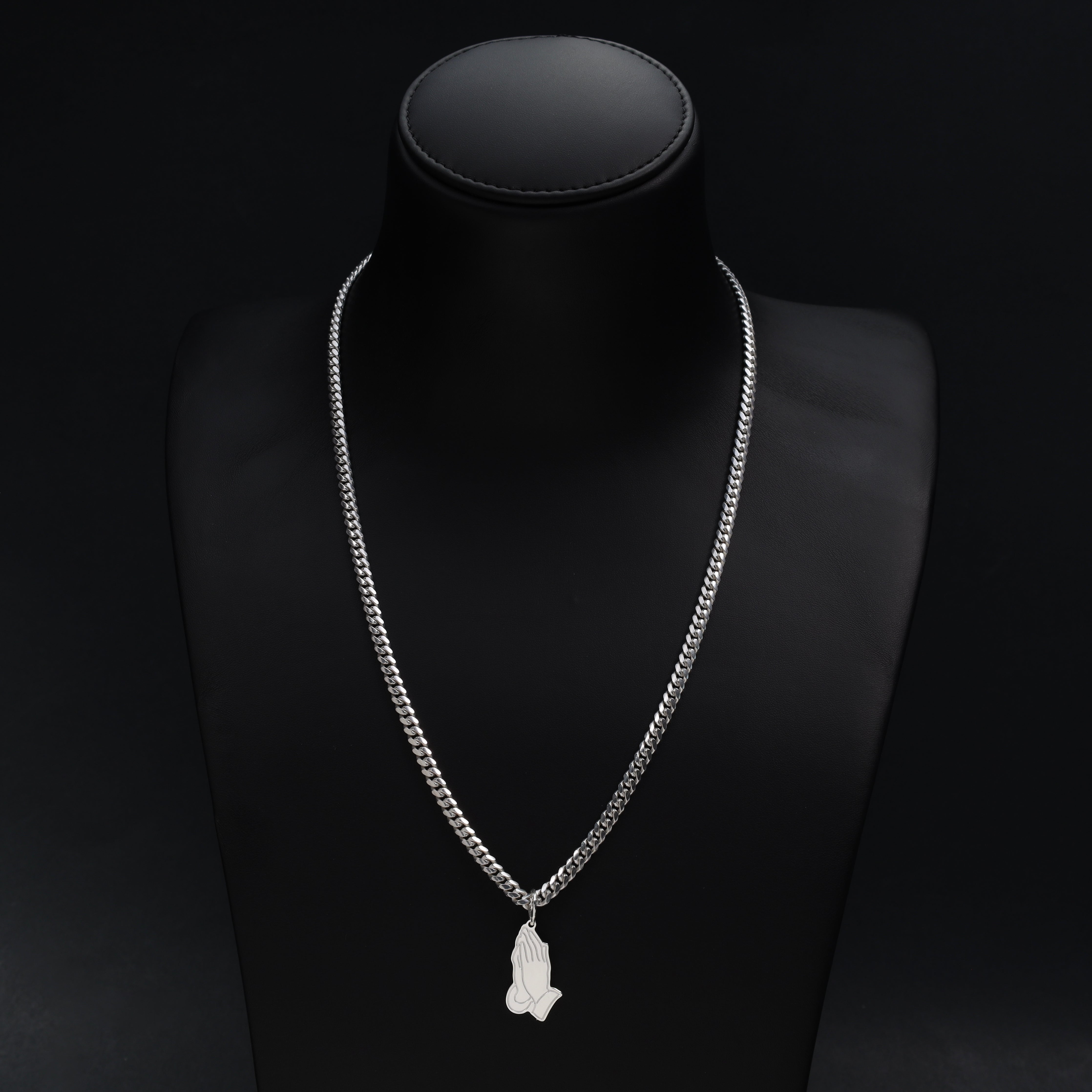 Set 9 - Miami Cuban Link 5mm + Anhänger aus 925 Silber - Taipan Schmuck