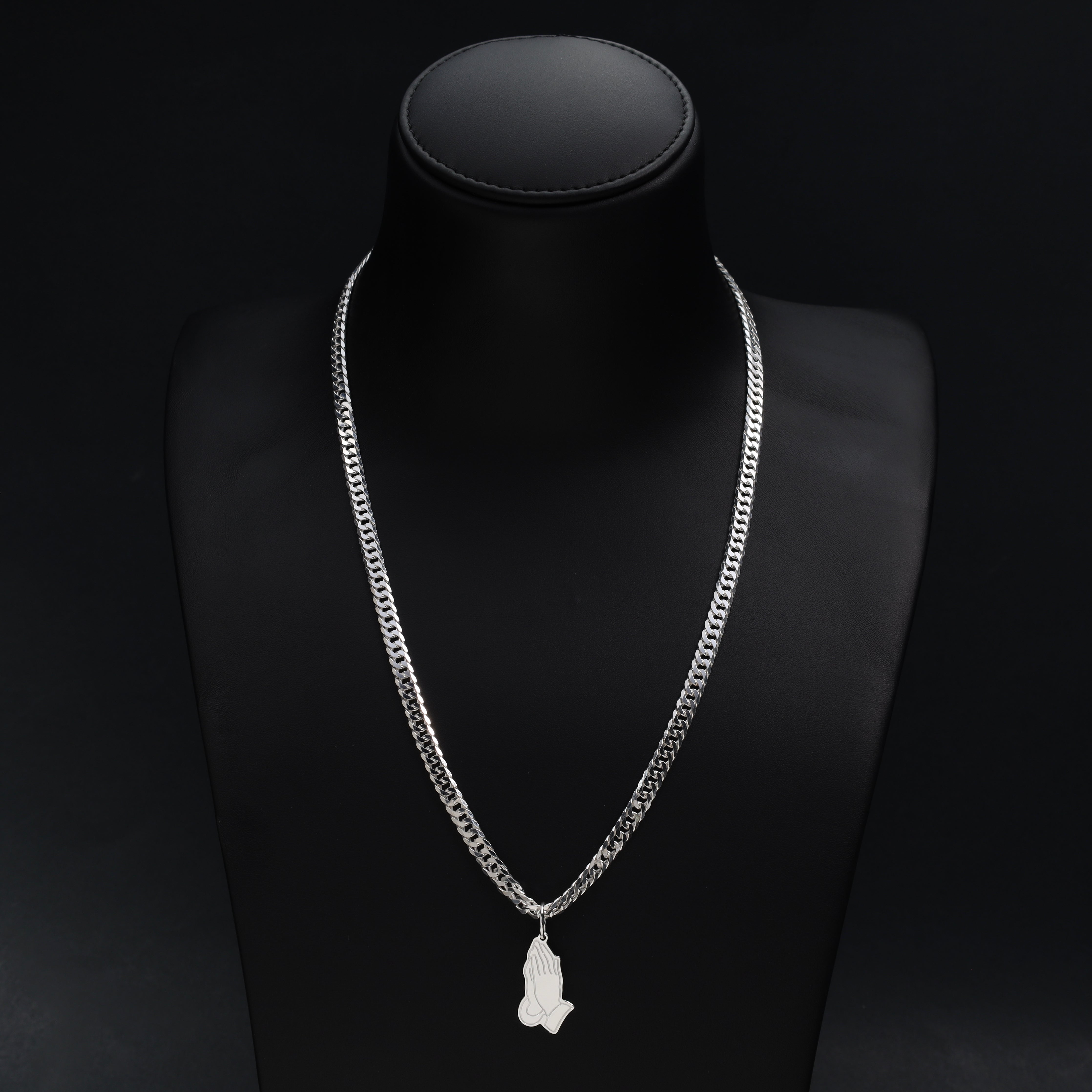 Set 11 - Doppel Panzerkette 6mm + Anhänger aus 925 Silber - Taipan Schmuck