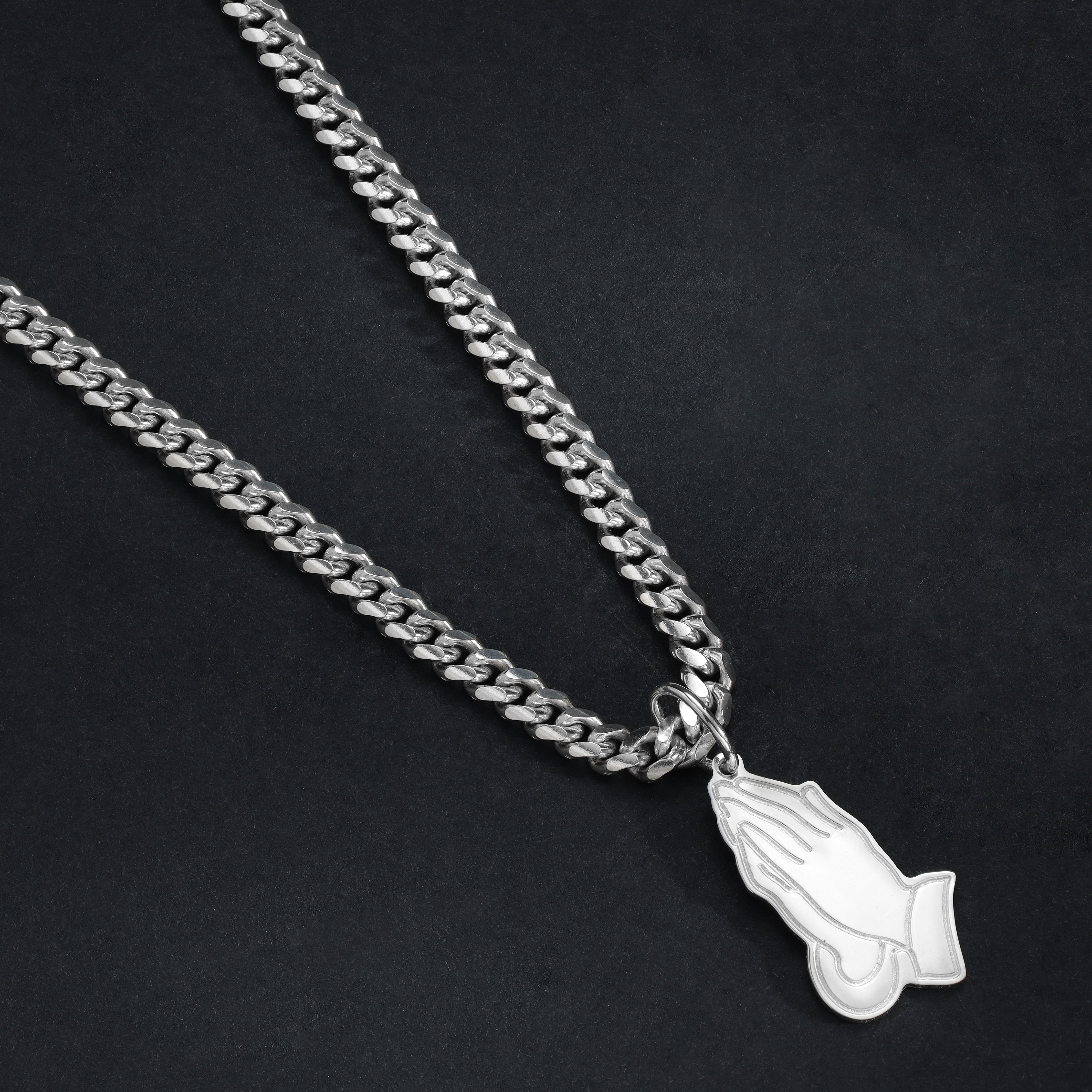 Verschiedene Anhänger aus 925 Sterlingsilber Rose / Lilie / Betende Hände / Feder / Palme - Taipan Schmuck