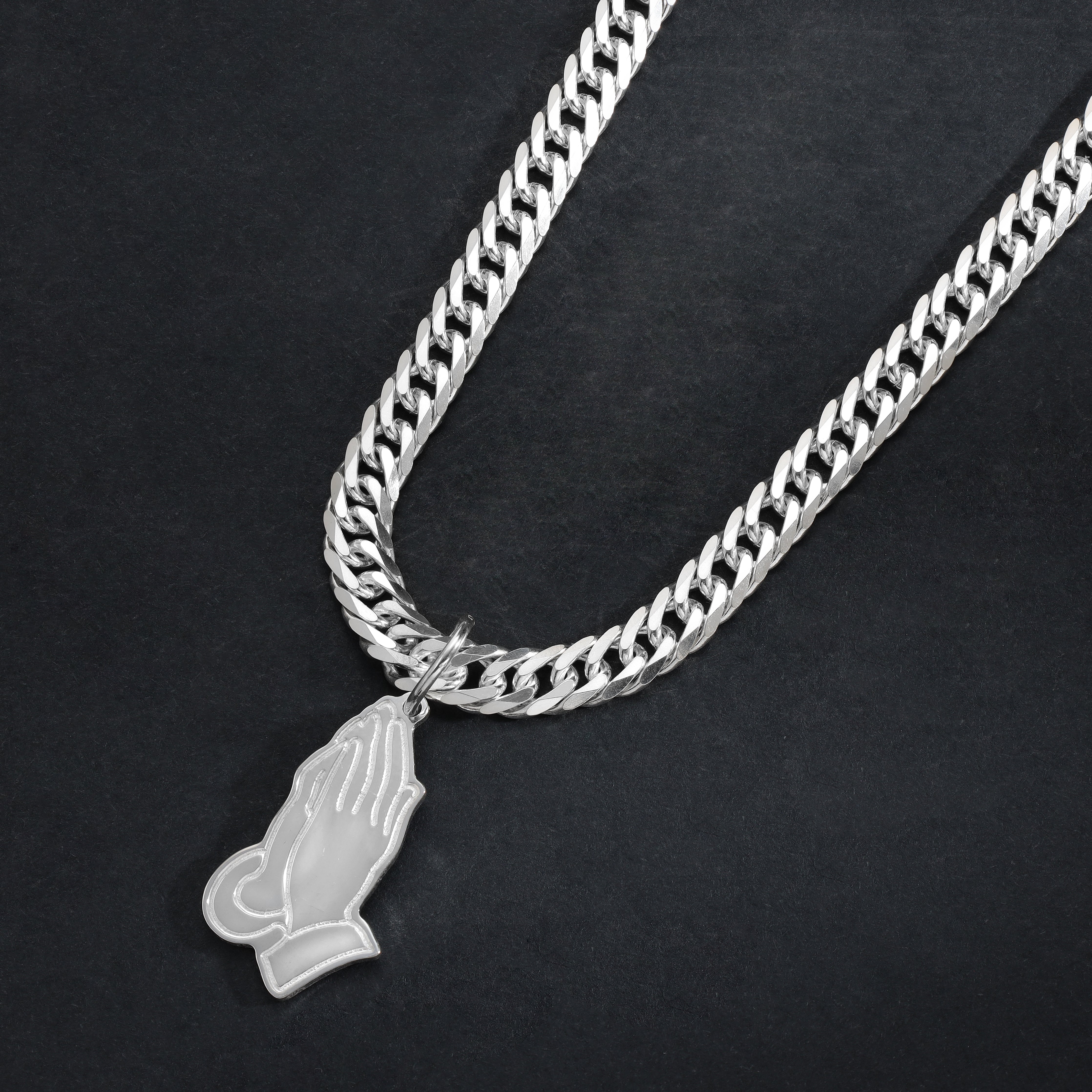 Verschiedene Anhänger aus 925 Sterlingsilber Rose / Lilie / Betende Hände / Feder / Palme - Taipan Schmuck
