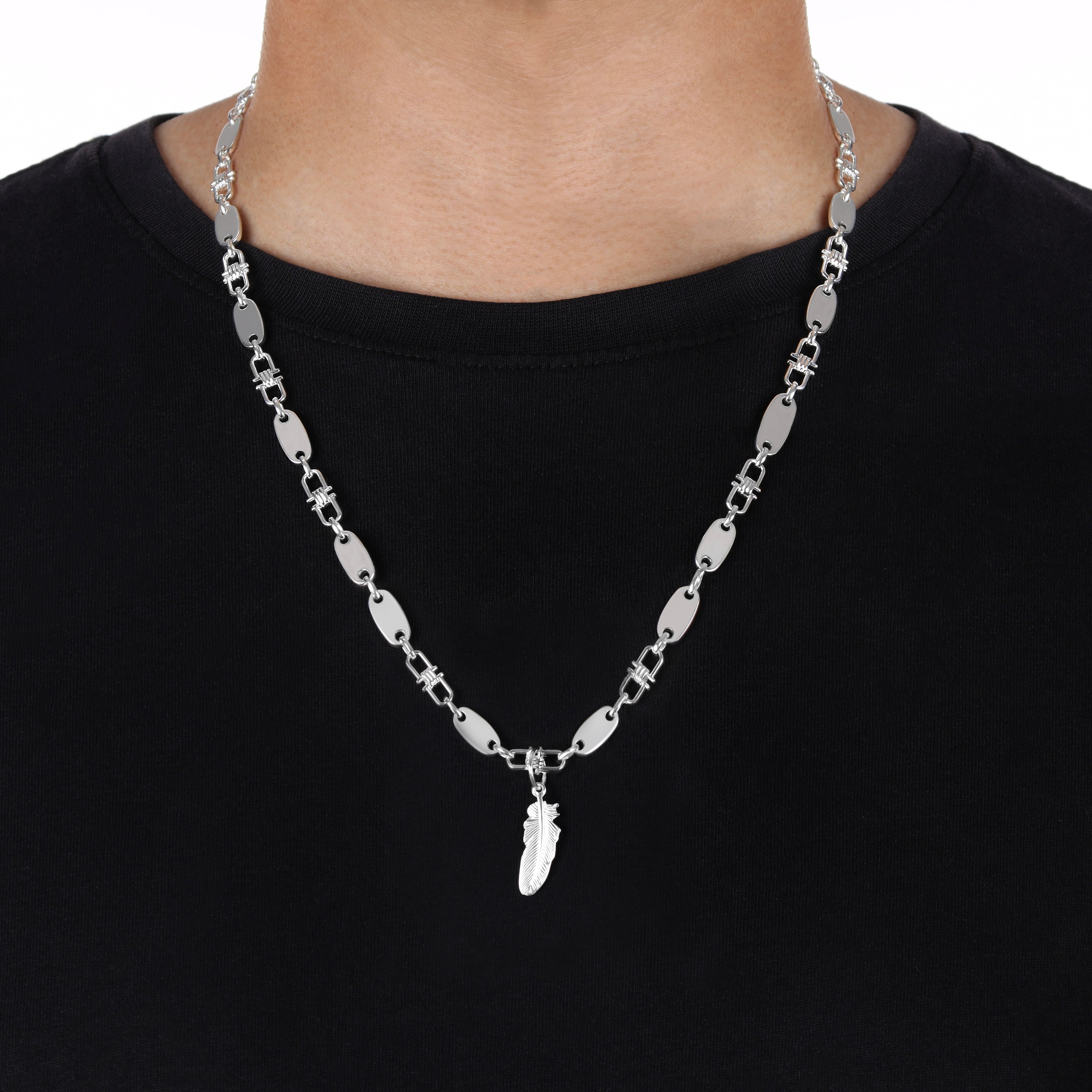 Verschiedene Anhänger aus 925 Sterlingsilber Rose / Lilie / Betende Hände / Feder / Palme - Taipan Schmuck