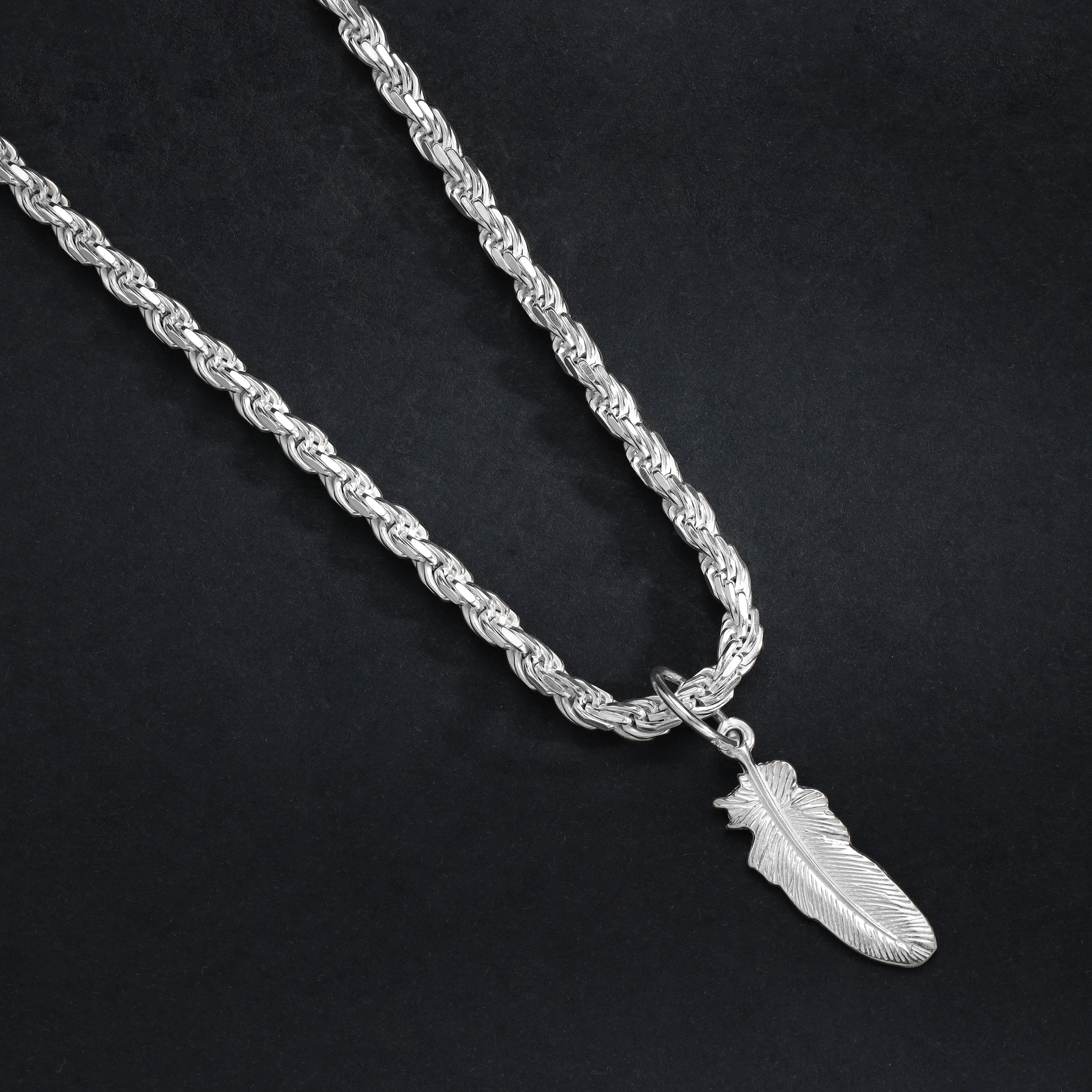 Verschiedene Anhänger aus 925 Sterlingsilber Rose / Lilie / Betende Hände / Feder / Palme - Taipan Schmuck