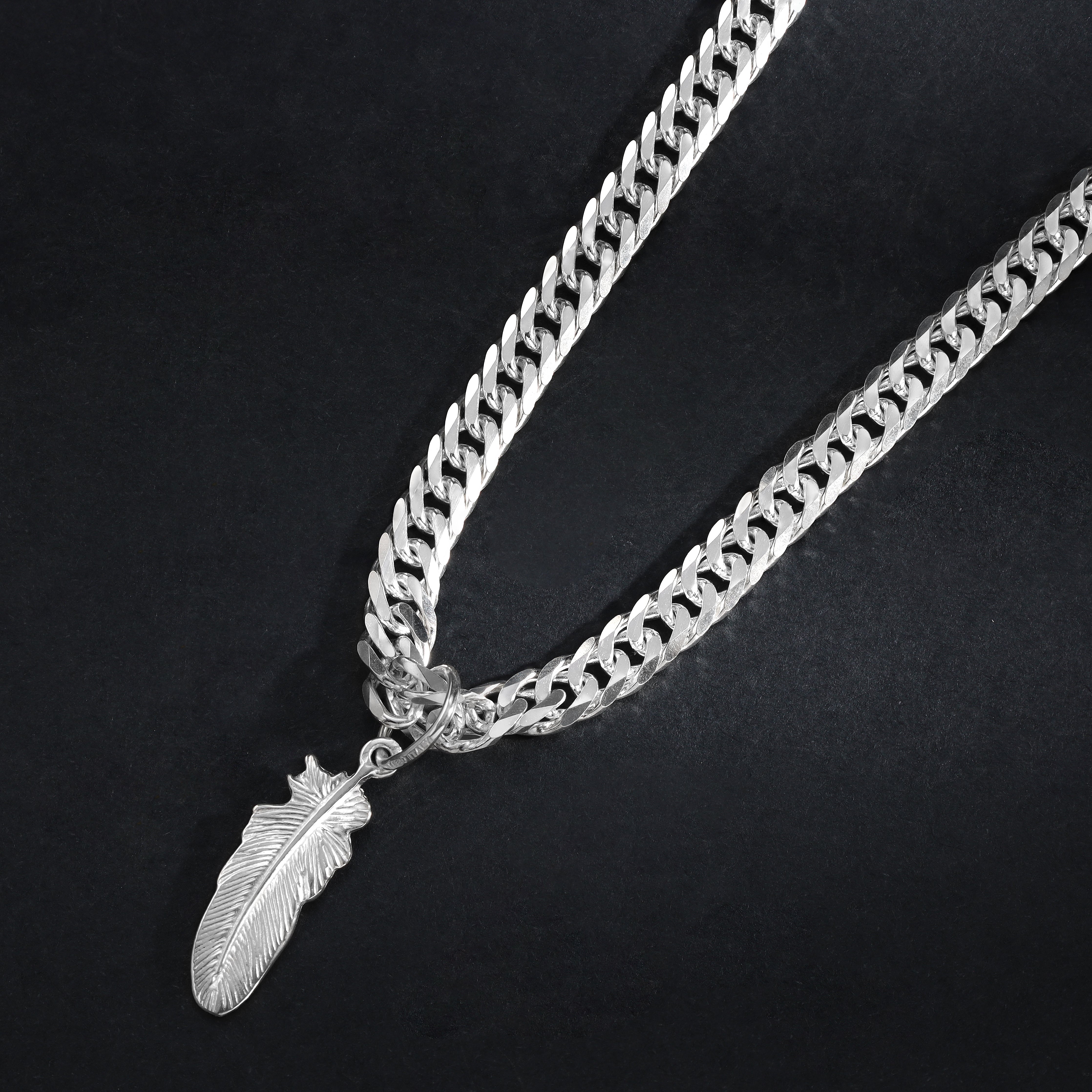 Verschiedene Anhänger aus 925 Sterlingsilber Rose / Lilie / Betende Hände / Feder / Palme - Taipan Schmuck