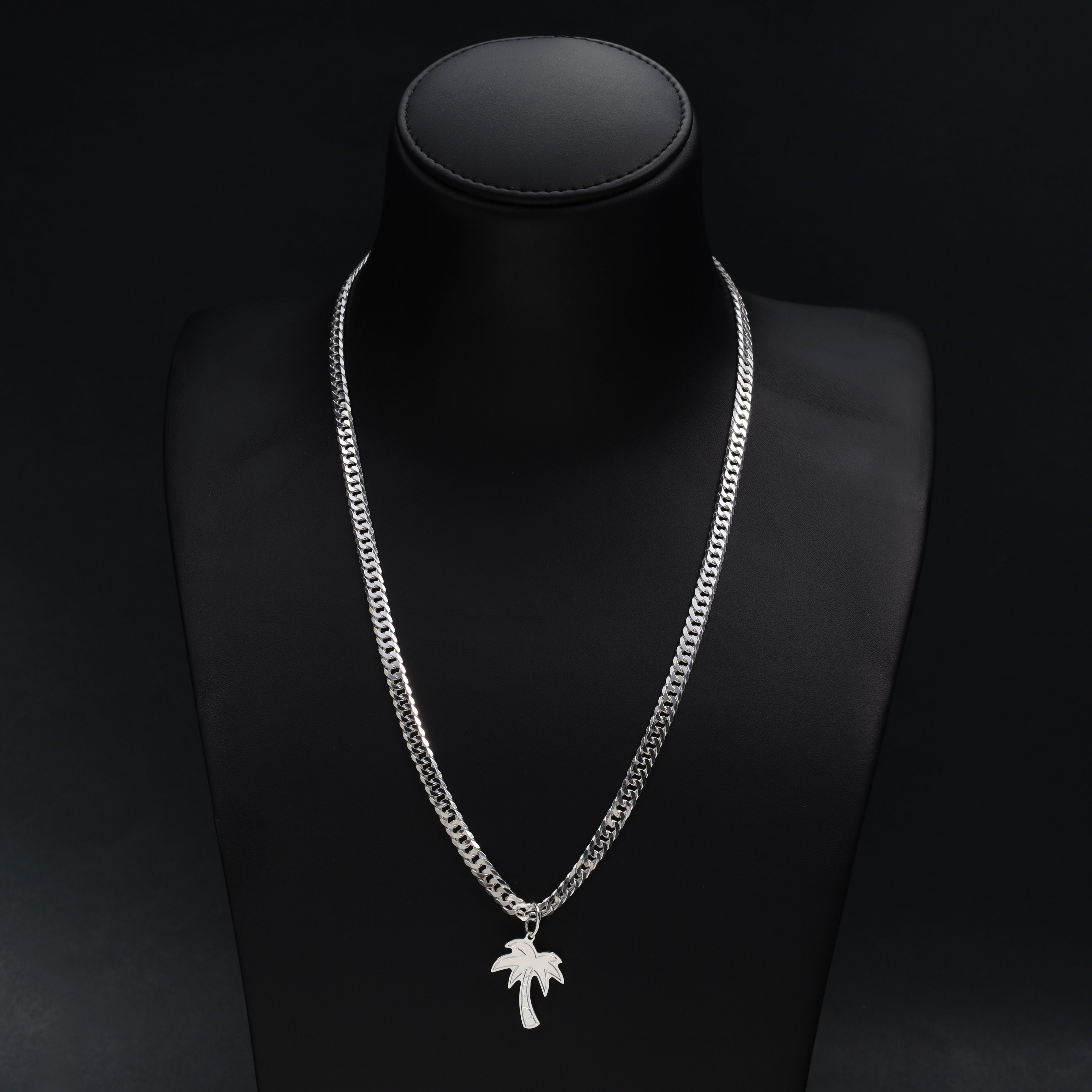 Set 11 - Doppel Panzerkette 6mm + Anhänger aus 925 Silber - Taipan Schmuck
