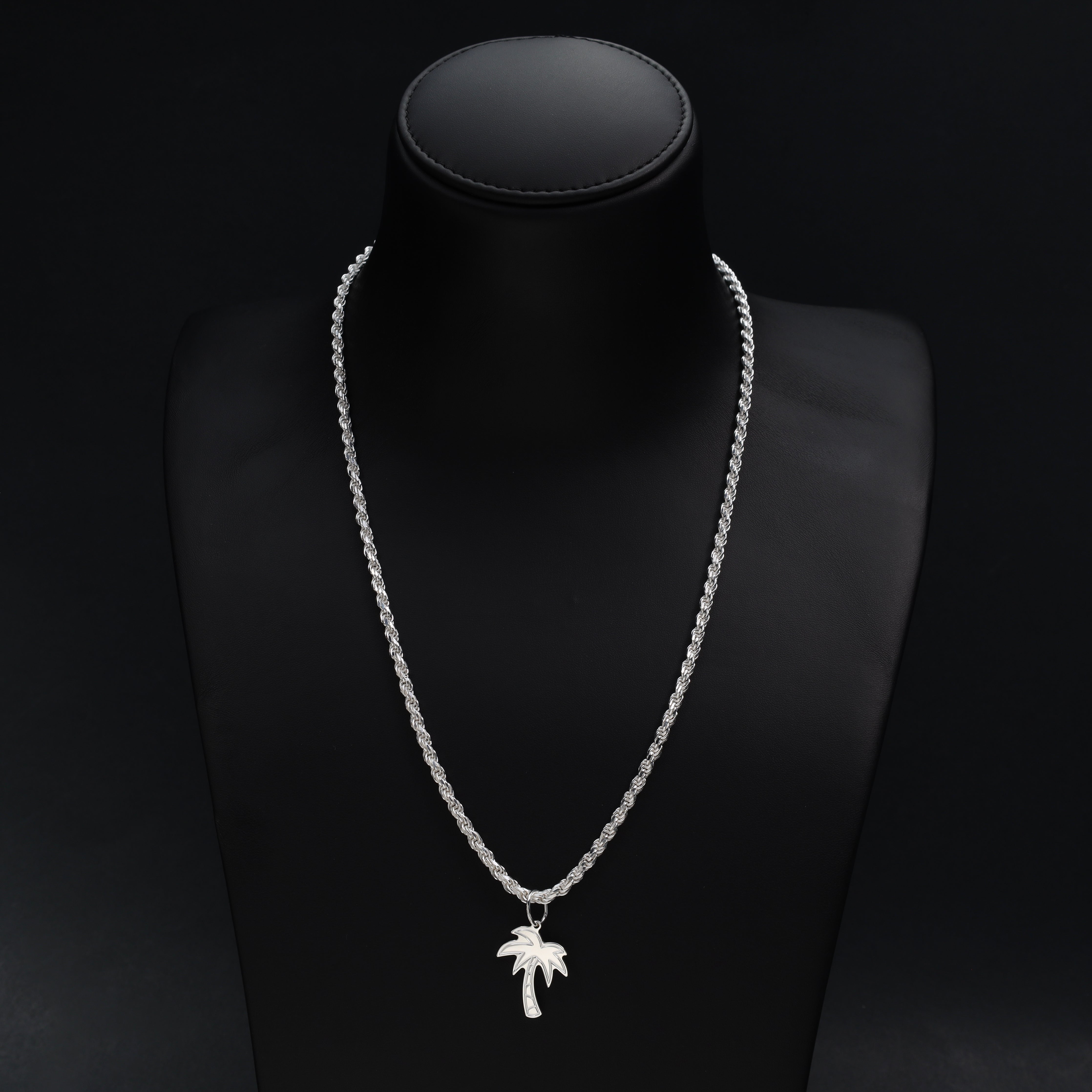 Set 10 - Kordelkette 3,5mm + Anhänger aus 925 Silber - Taipan Schmuck