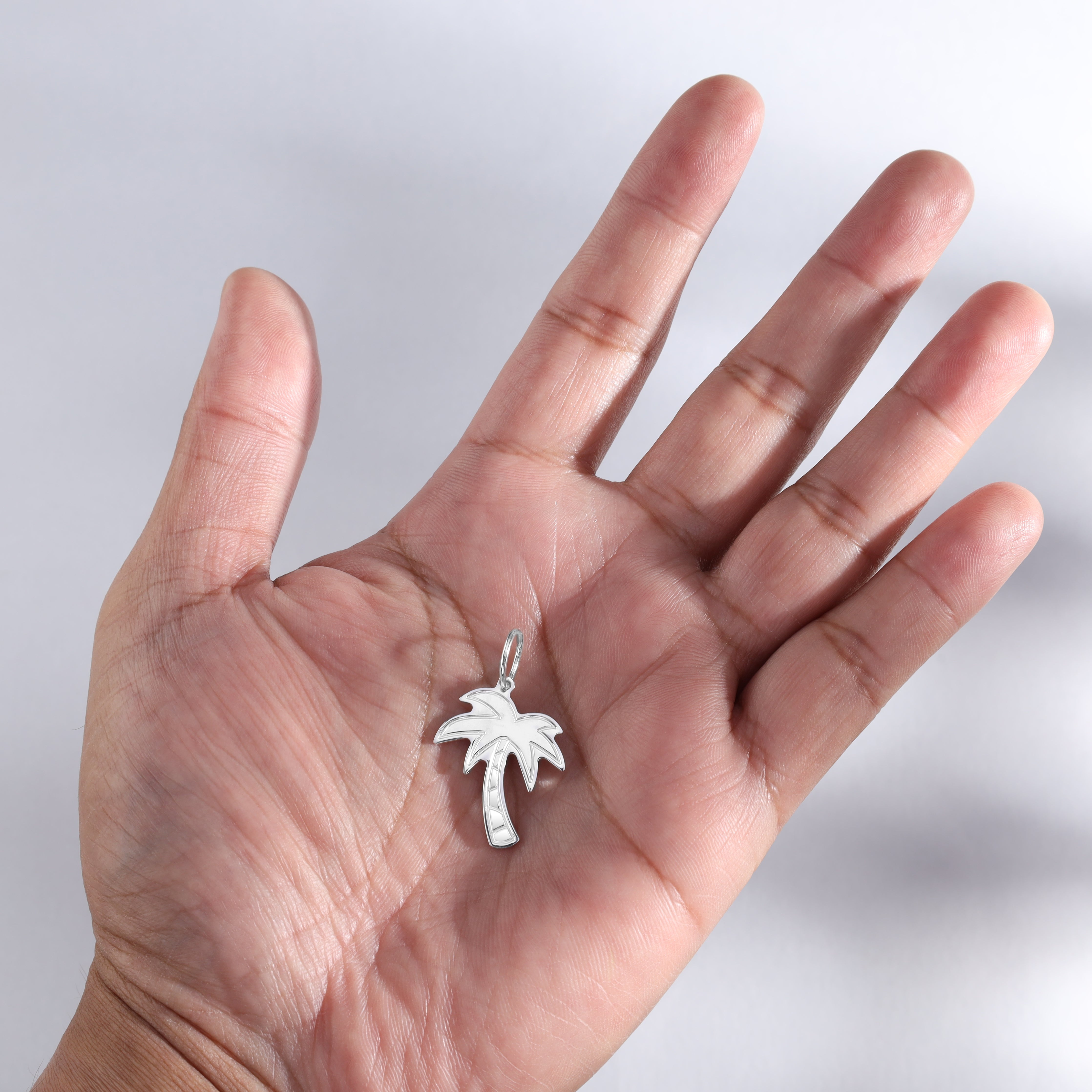 Verschiedene Anhänger aus 925 Sterlingsilber Rose / Lilie / Betende Hände / Feder / Palme - Taipan Schmuck