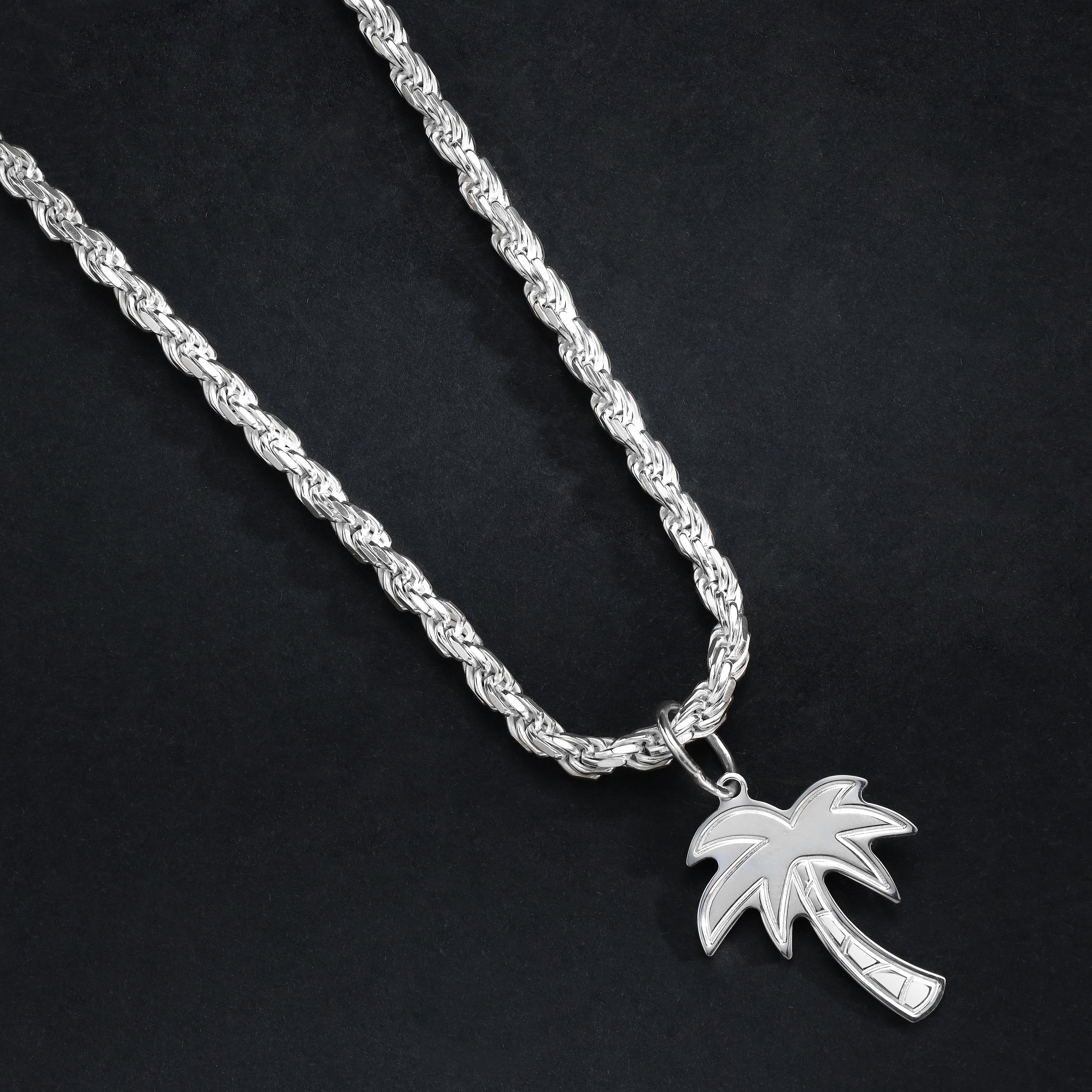 Verschiedene Anhänger aus 925 Sterlingsilber Rose / Lilie / Betende Hände / Feder / Palme - Taipan Schmuck