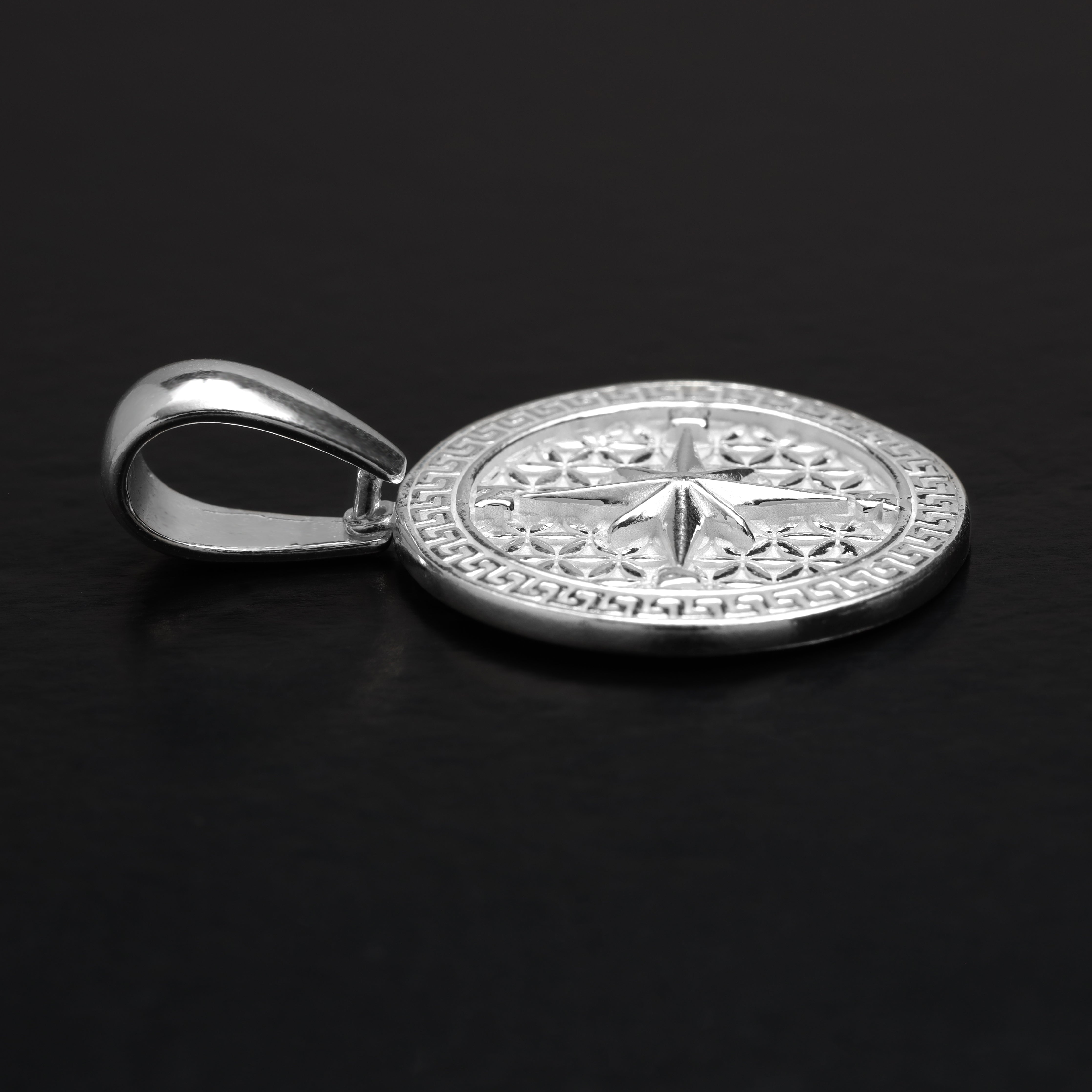 Kompass Anhänger aus 925 Sterlingsilber (PE462) "Oriental Dream" - Taipan Schmuck