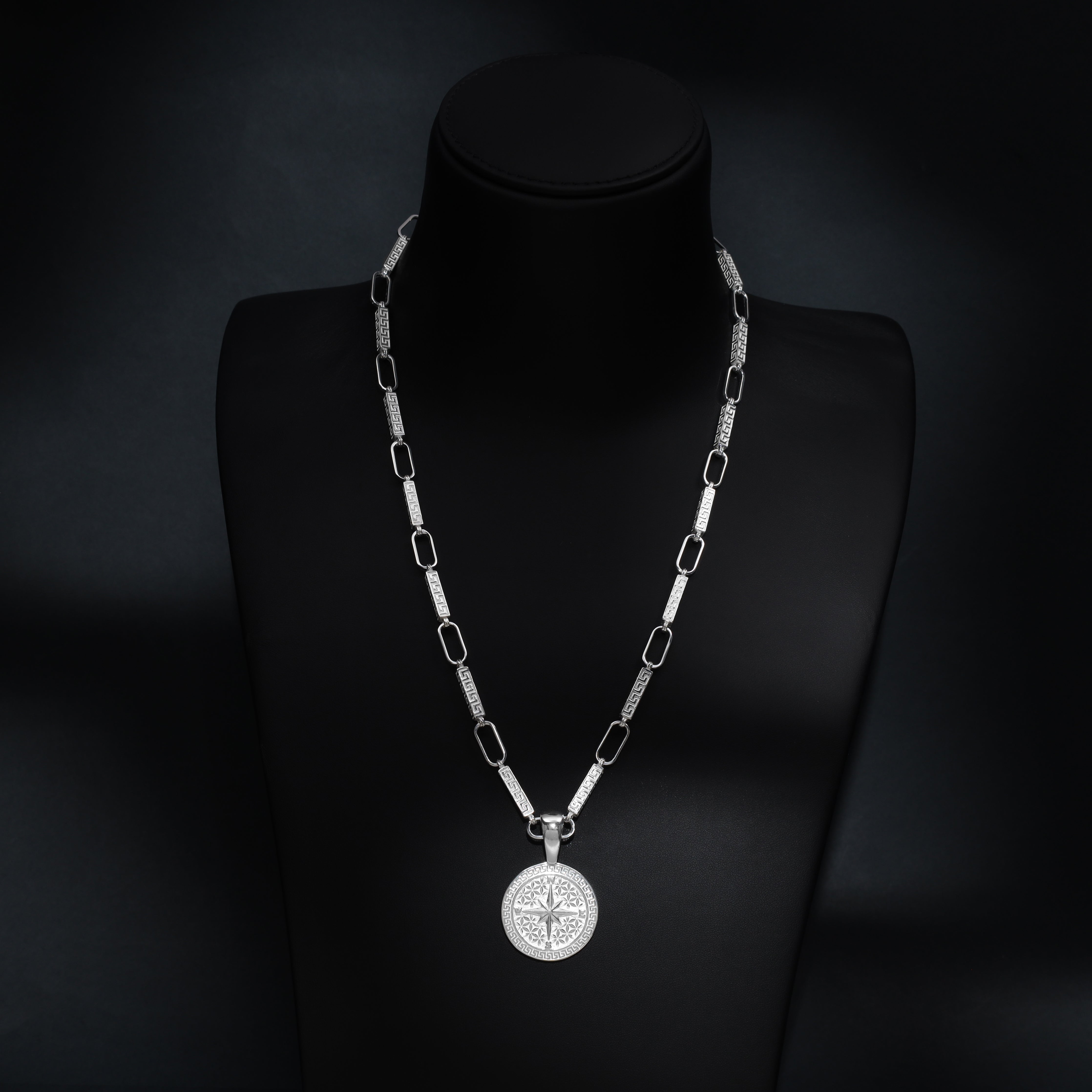 Kompass Anhänger aus 925 Sterlingsilber (PE462) "Oriental Dream" - Taipan Schmuck