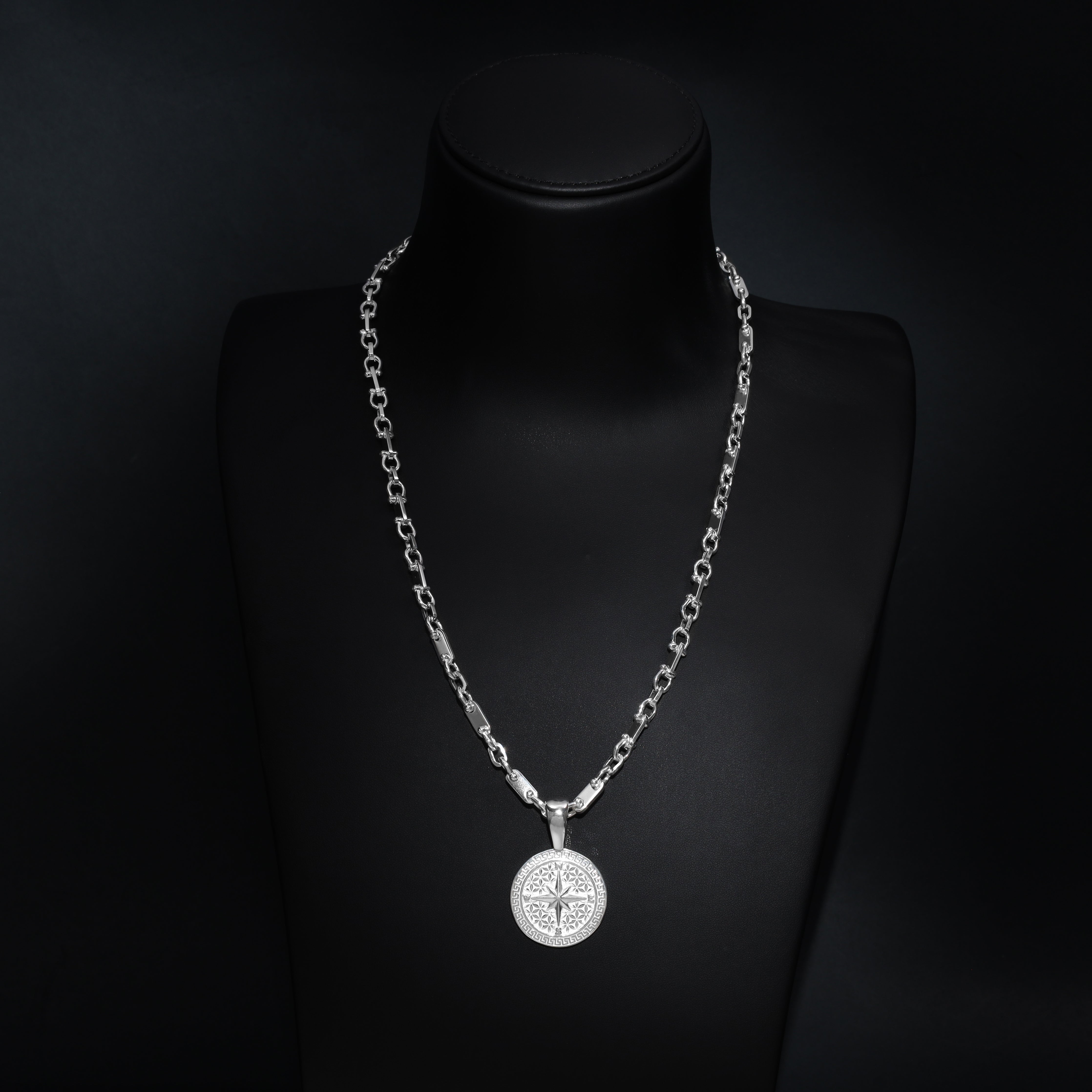 Kompass Anhänger aus 925 Sterlingsilber (PE462) "Oriental Dream" - Taipan Schmuck