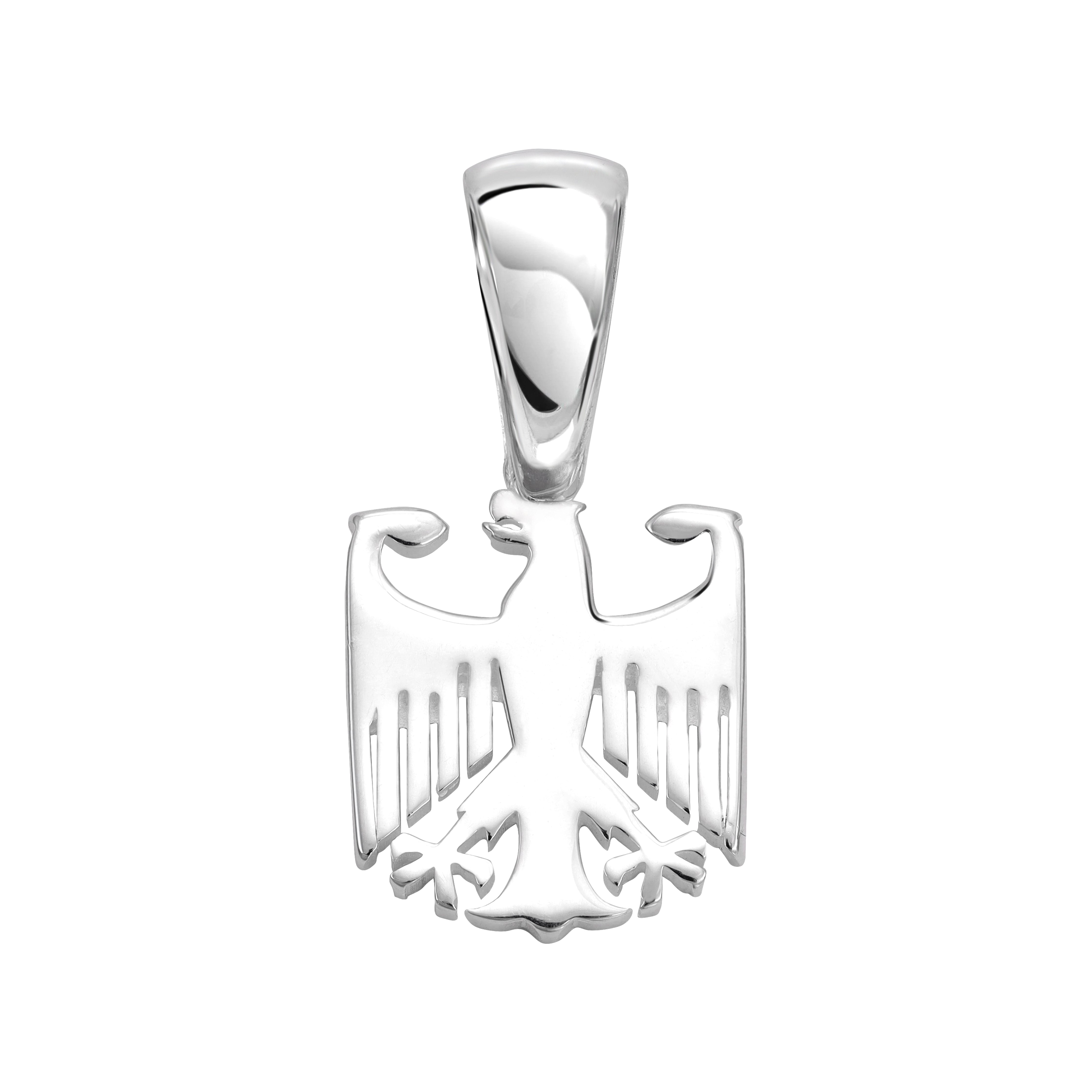 Deutscher Adler Anhänger aus 925 Sterlingsilber (PE474) - Taipan Schmuck