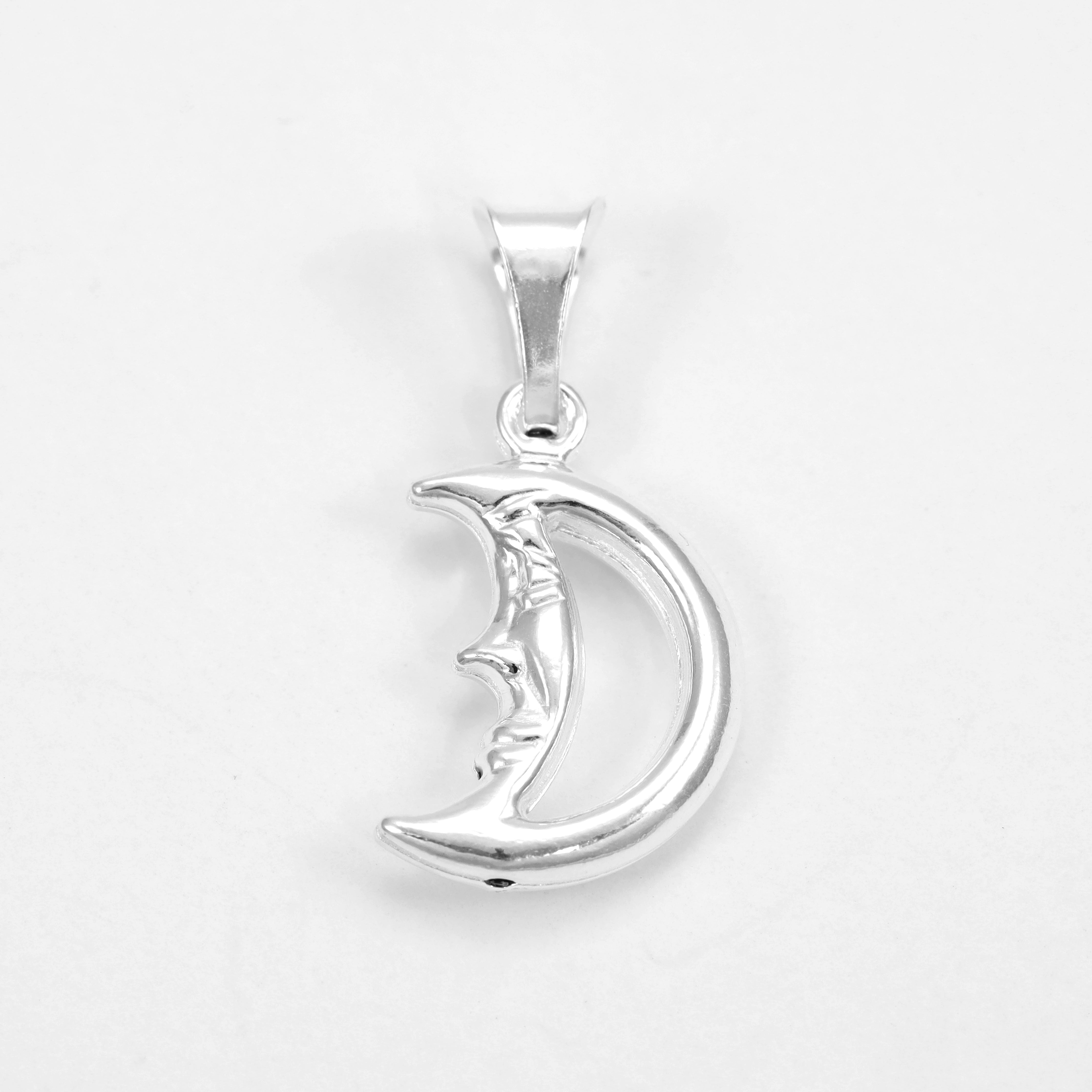Halbmond Anhänger aus 925 Sterlingsilber Kettenanhänger - Taipan Schmuck